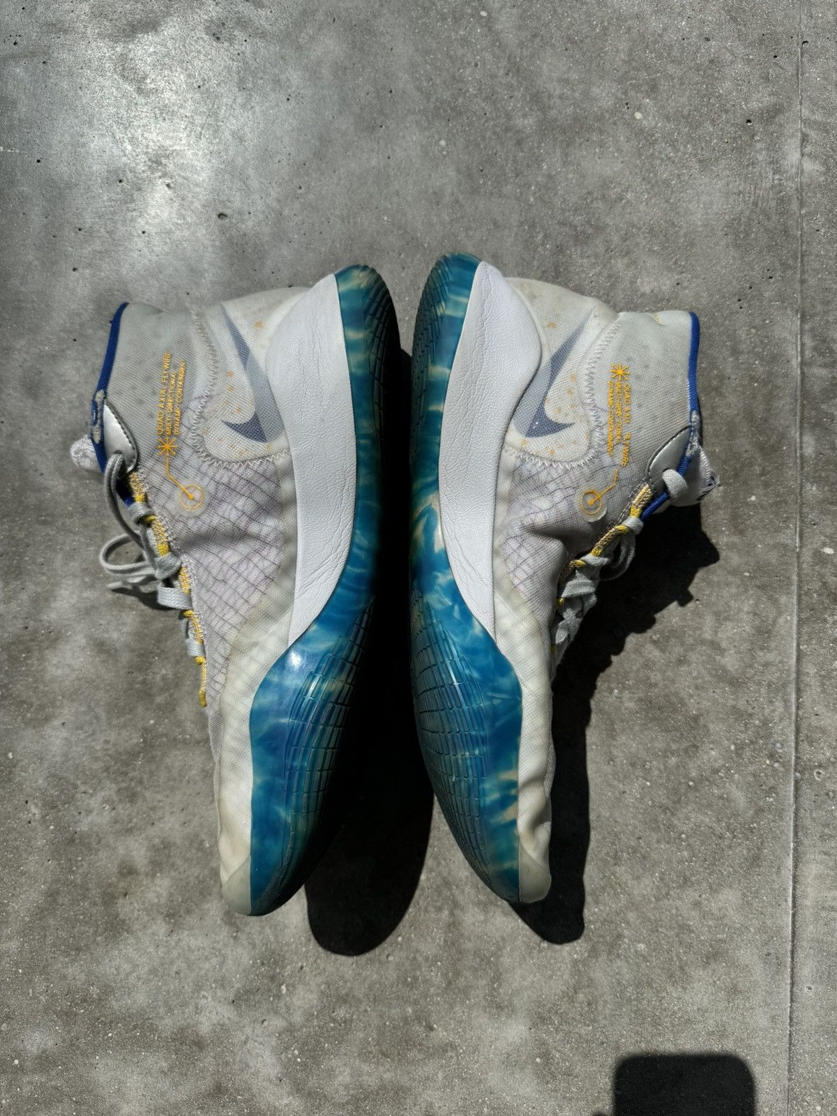 Jordan Brand × Nike NIKE KD 12 Warriors Home Size US 10 / EU 43 - 4 Thumbnail