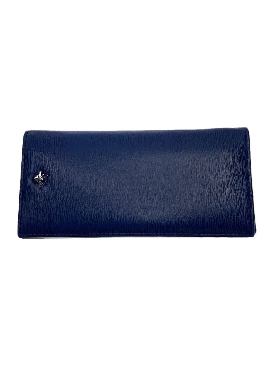 Dior Dior Homme Bee Leather Long Wallet Navy Black Size ONE SIZE - 1 Thumbnail