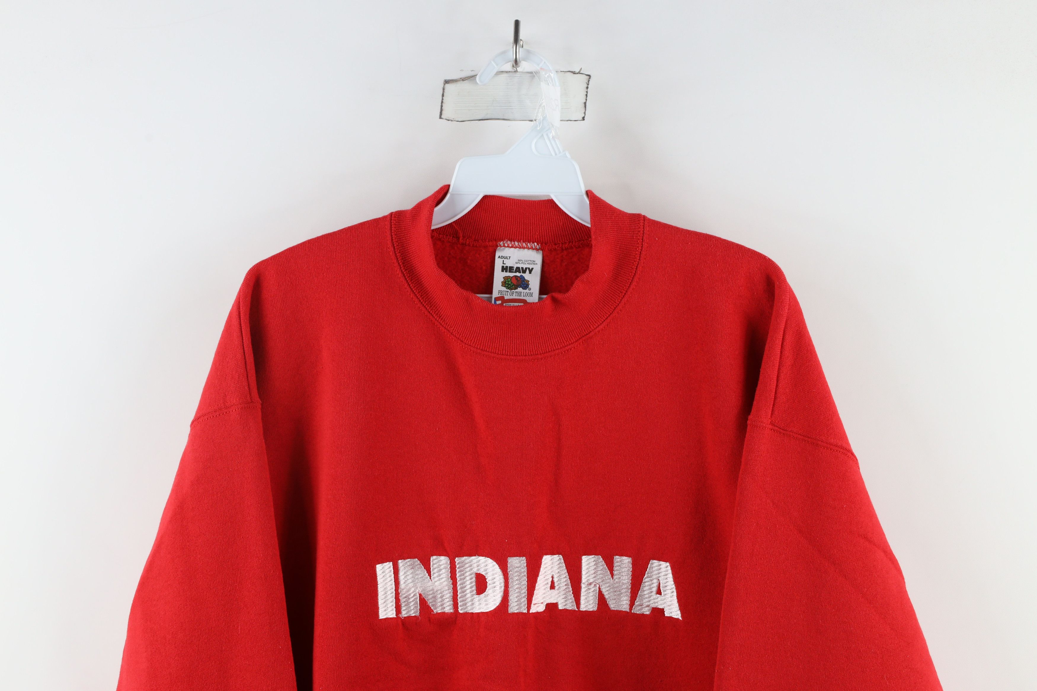 Vintage Vintage 90s Heavyweight Indiana University Sweatshirt USA Size US L / EU 52-54 / 3 - 2 Thumbnail