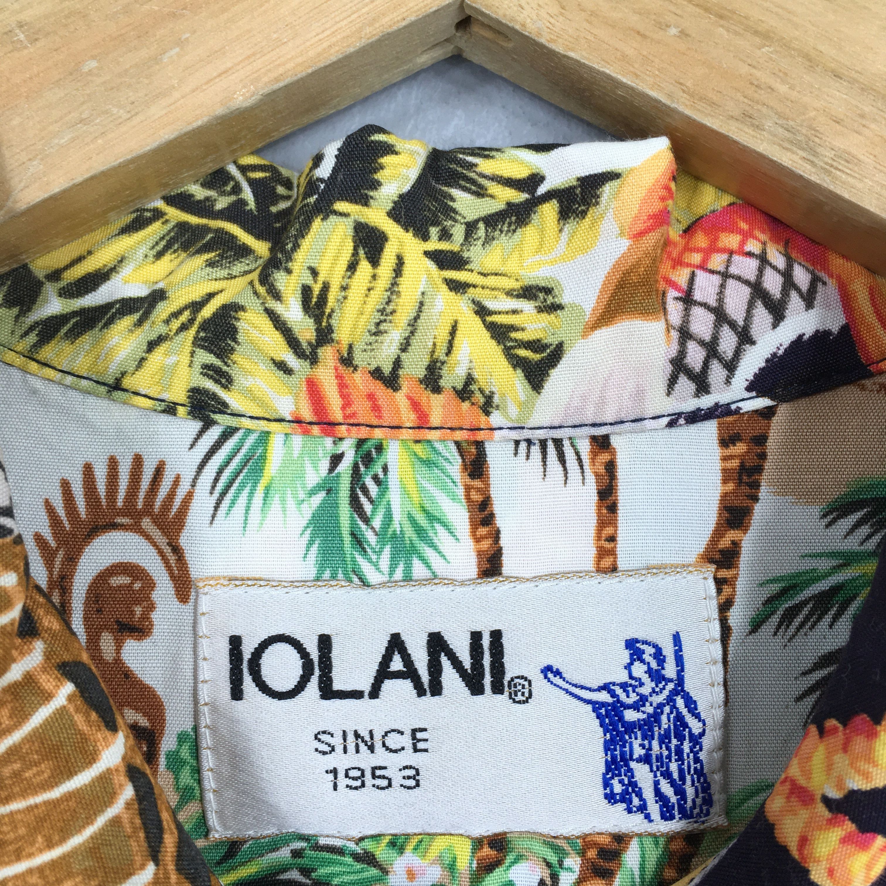 IOLANI Vintage 80s Iolani Hawaii Aloha Hula Girl Shirt Medium Size US M / EU 48-50 / 2 - 5 Thumbnail