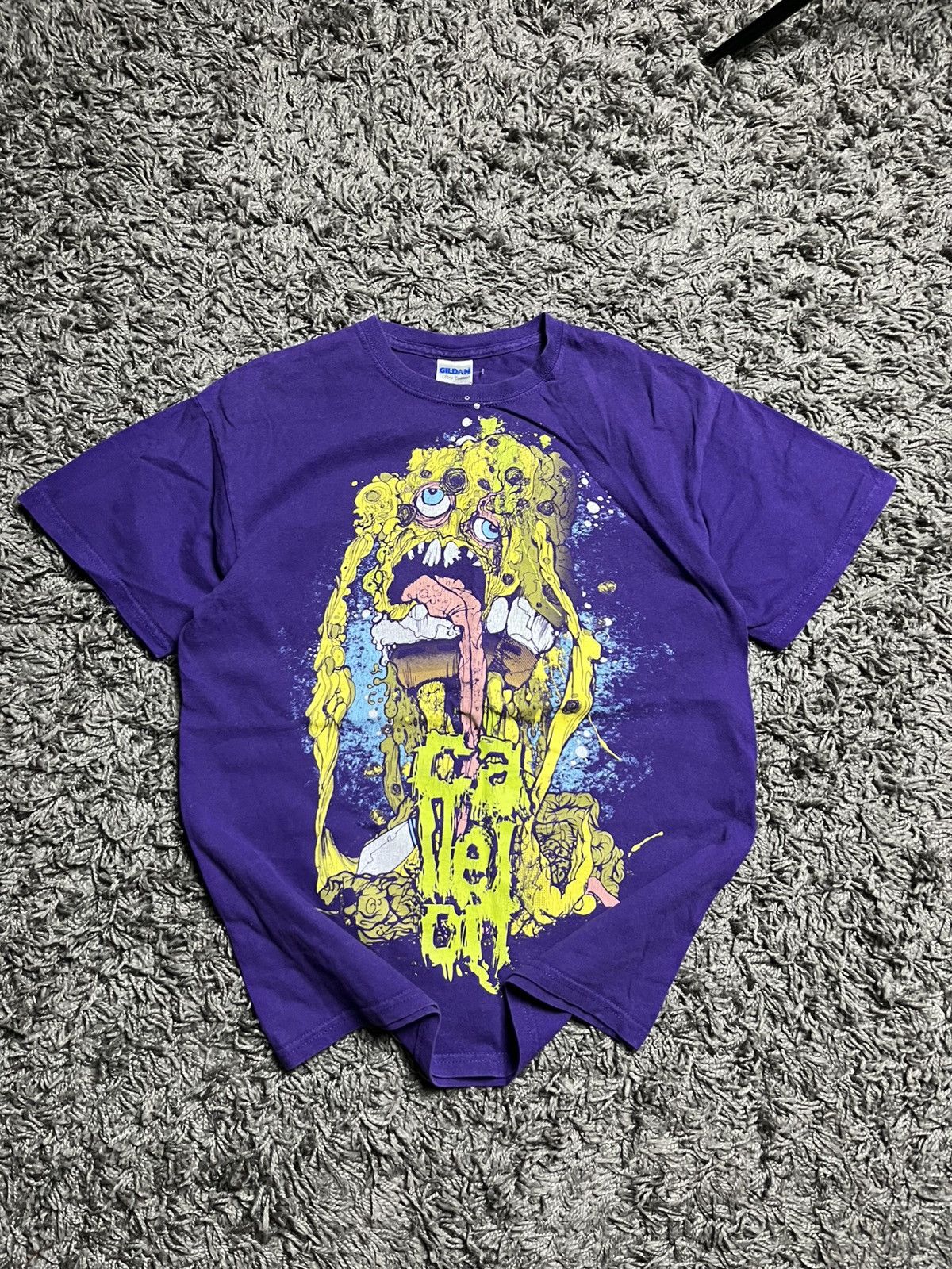 Band Tees Vtg I Set My Friends On Fire "Monster" Promo Tee Purple Size US M / EU 48-50 / 2 - 2 Thumbnail