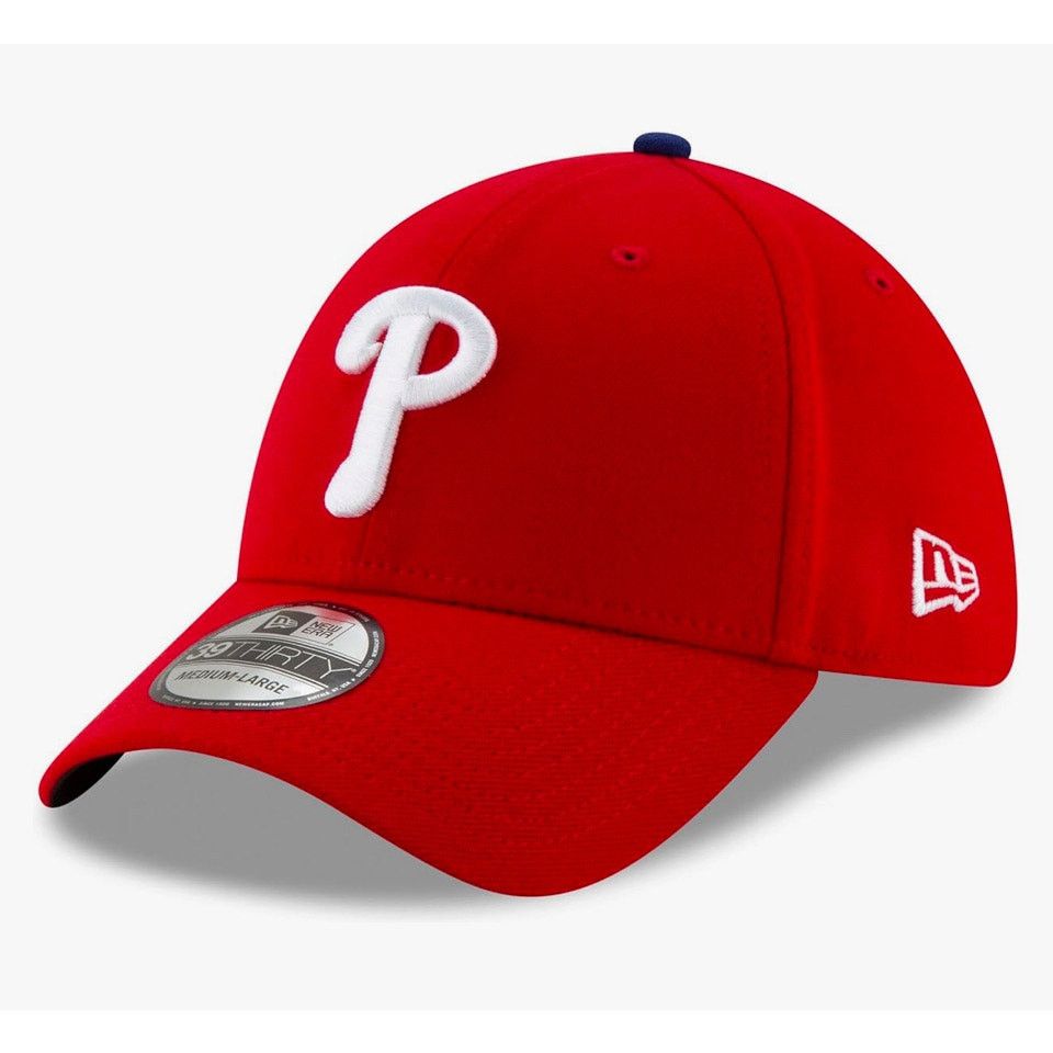 New Era New Era Philadelphia Phillies 39THIRTY Flex Hat Red MLB New Size ONE SIZE - 1 Preview