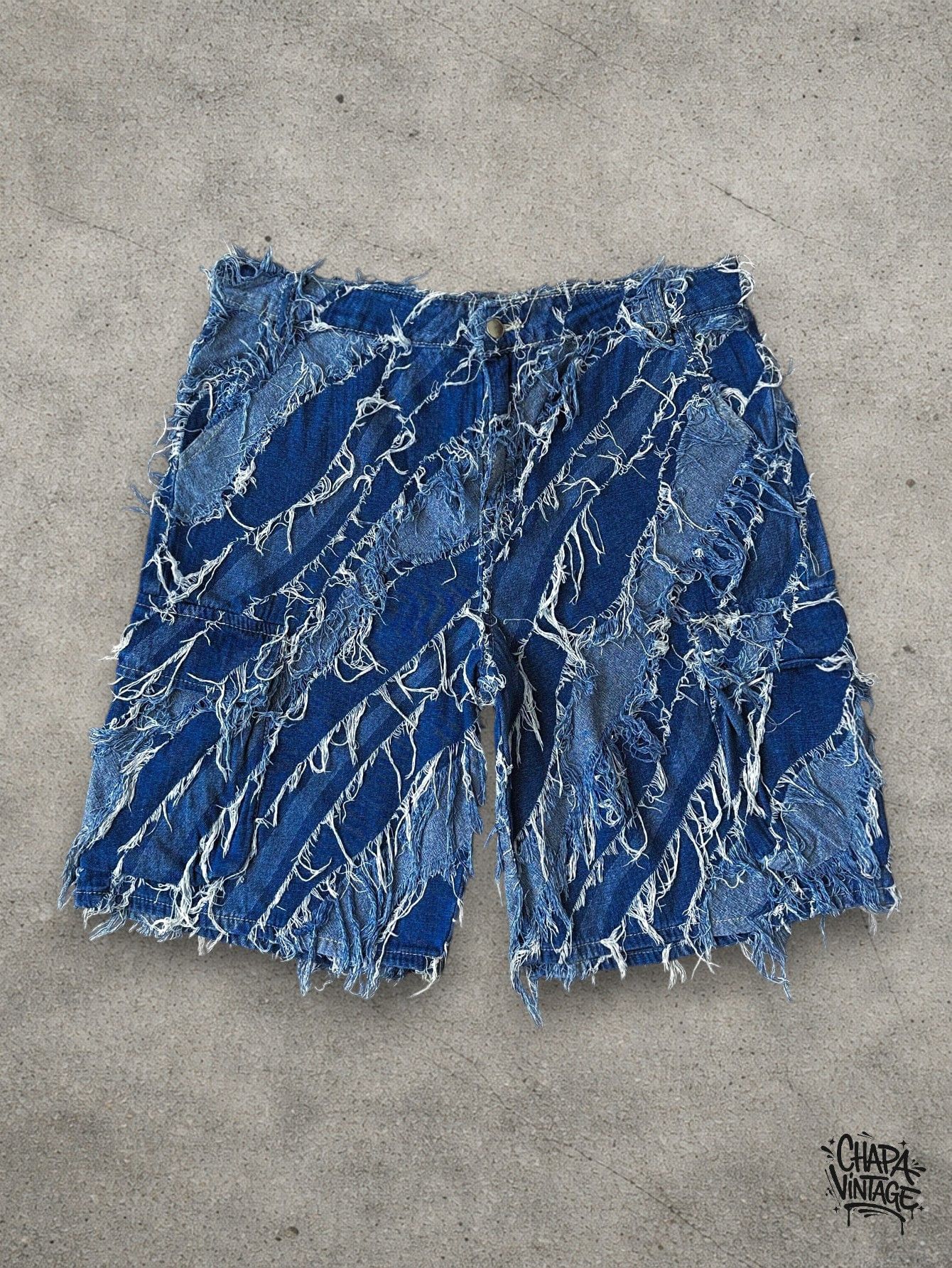 Japanese Brand Ripped distressed jeans Size US 32 / EU 48 - 2 Thumbnail