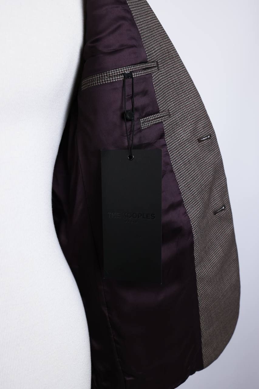 The Kooples THE KOOPLES NEW Wool blazer houndstooth Size 48R - 7 Thumbnail
