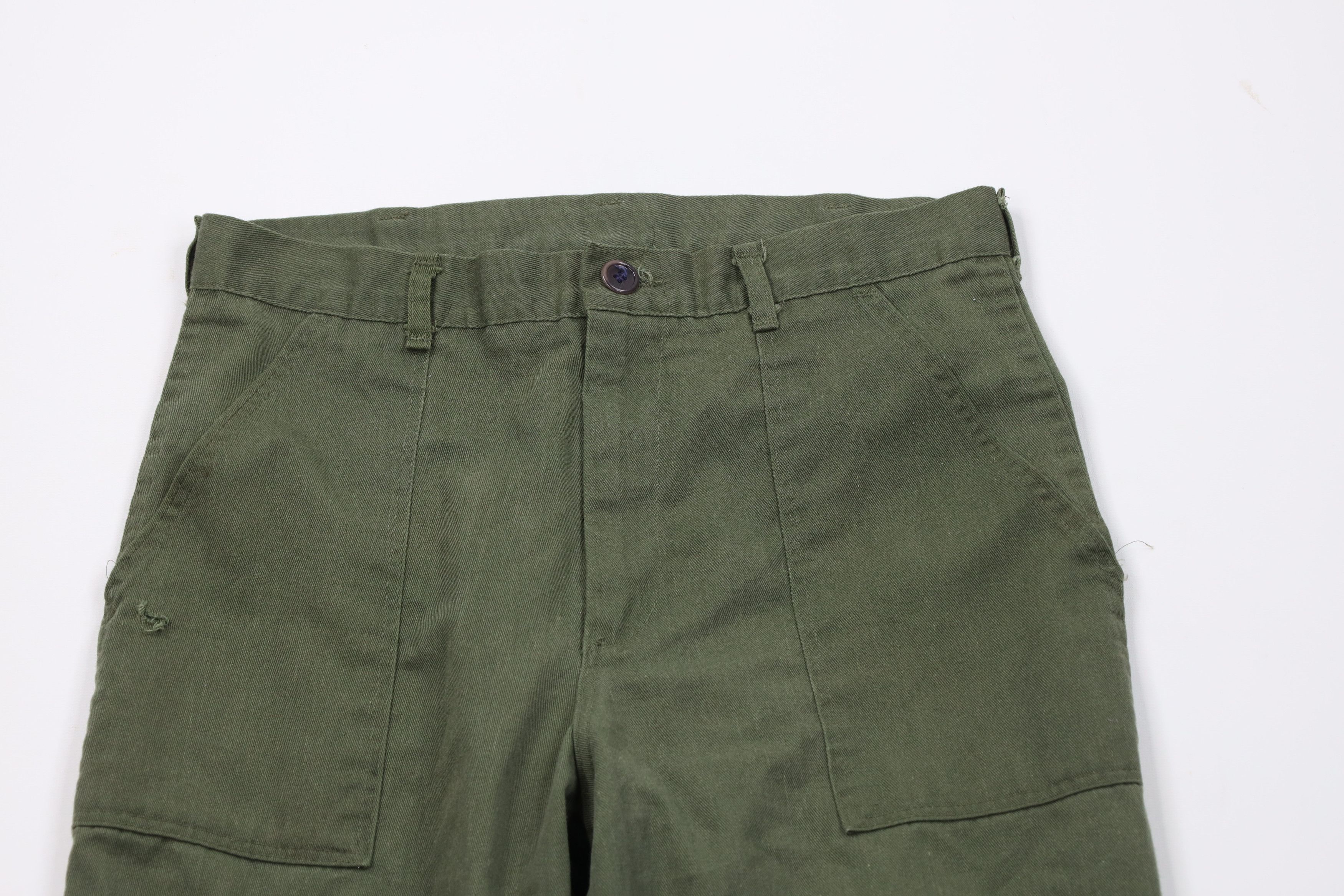 Vintage Vintage 60s Sweet Orr Union Made Military Utility Pants Size US 30 / EU 46 - 2 Thumbnail