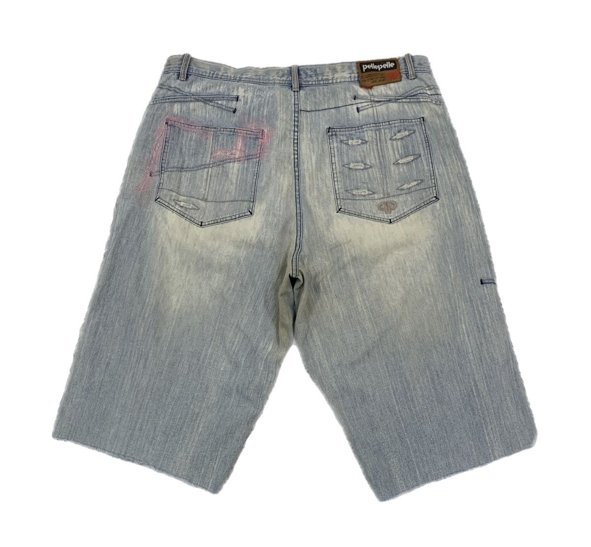 Pelle Pelle Pelle Pelle Marc Buchanan Denim Short Pant Size US 41 - 2 Thumbnail