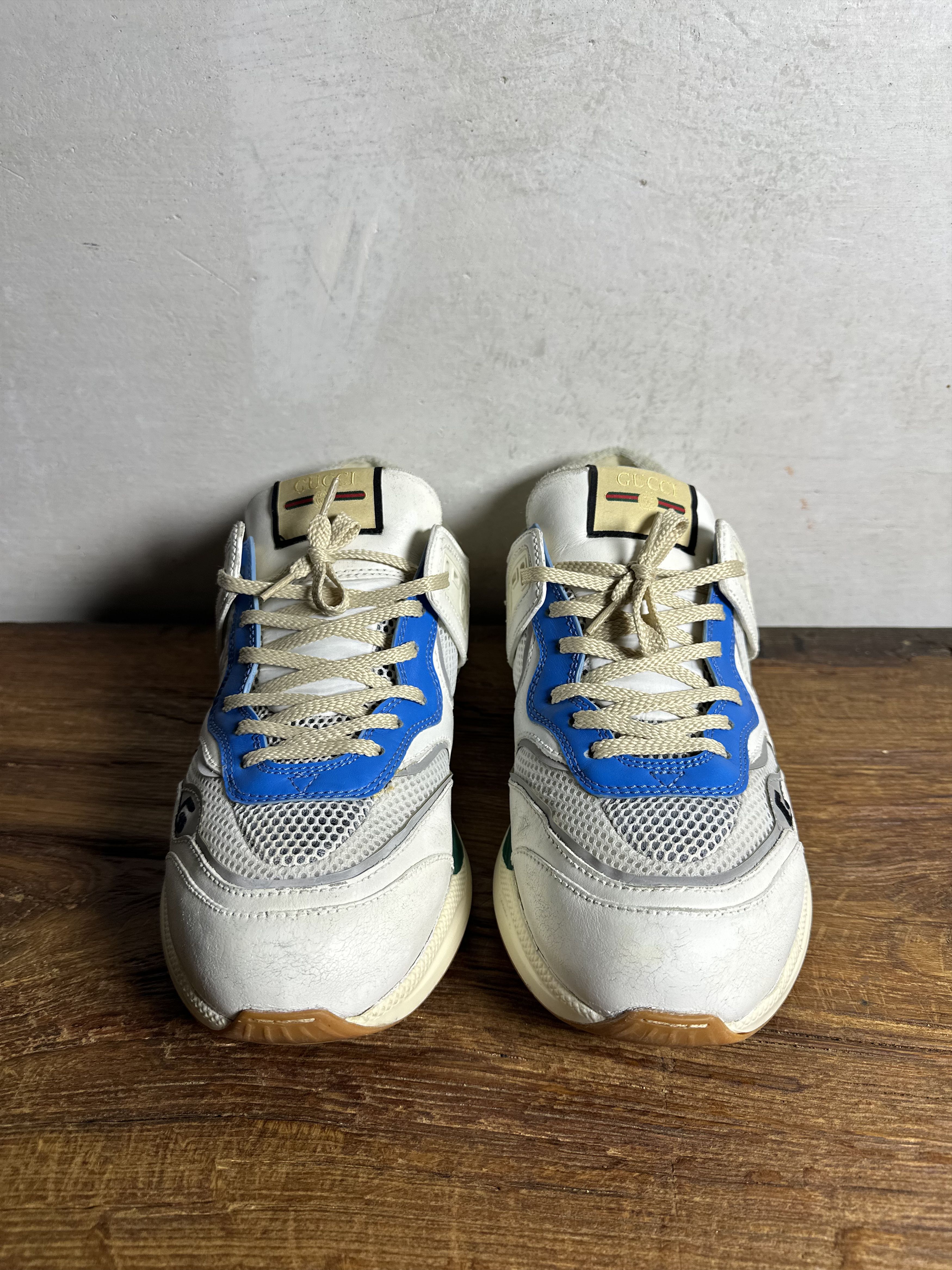 Gucci Gucci Ultrapace Distressed White Sneakers Size US 10 / EU 43 - 14 Thumbnail