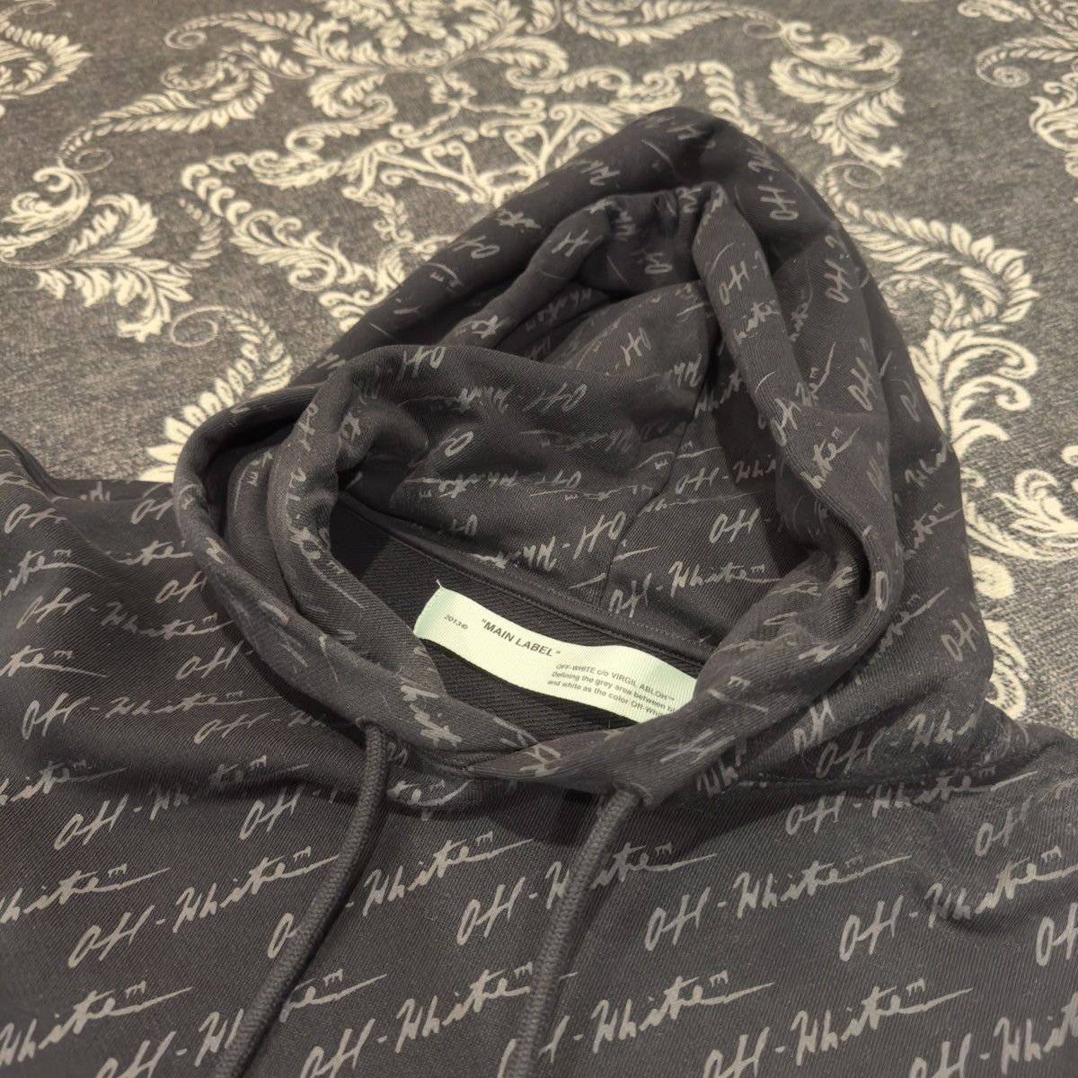 Off-White Off-White Logo-Print Hoodie Size US M / EU 48-50 / 2 - 8 Thumbnail