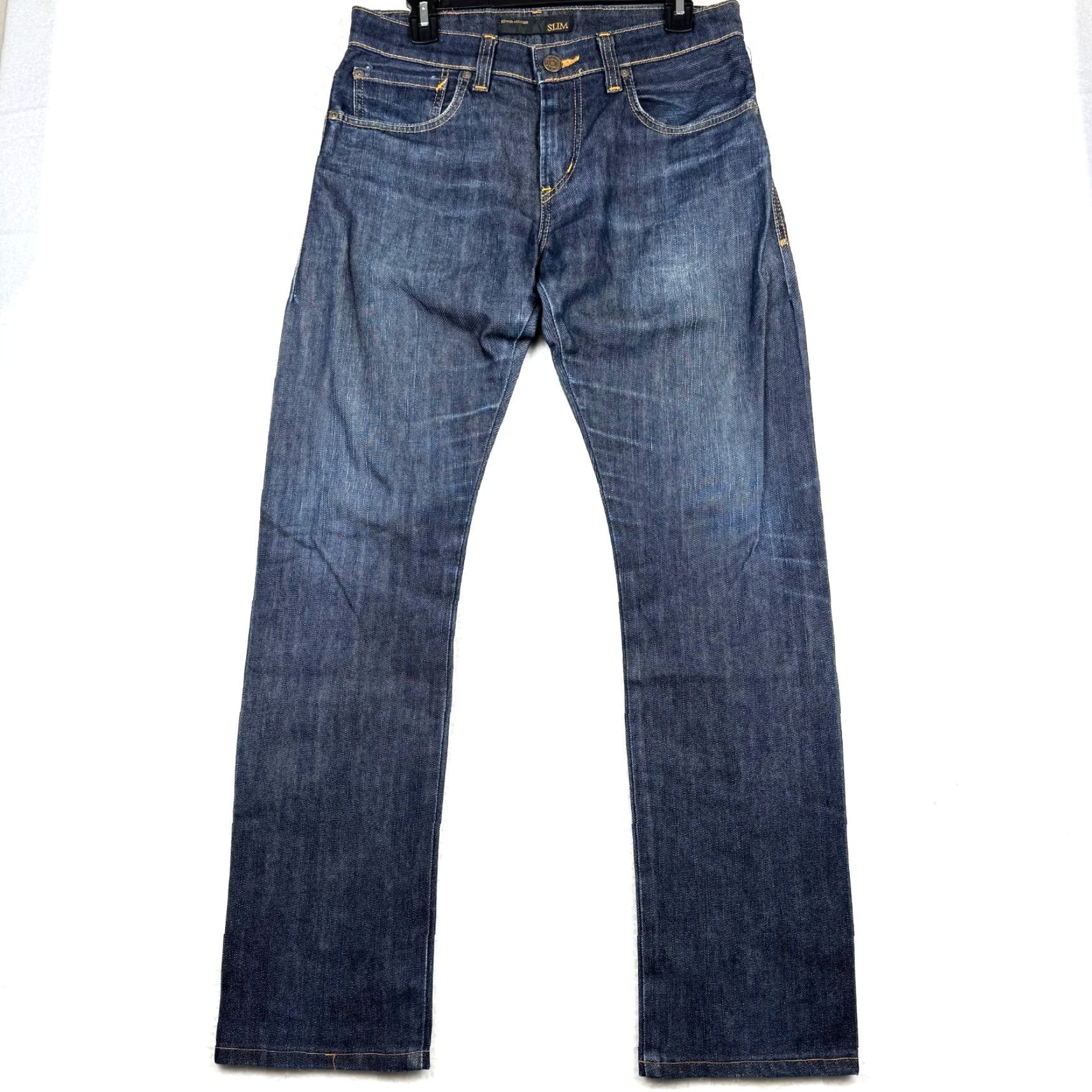 Edwin Edwin 503 Zero Jeans Slim Straight Denim 30x31 Regular Men Blue Cotton Japan Size US 30 / EU 46 - 2 Thumbnail