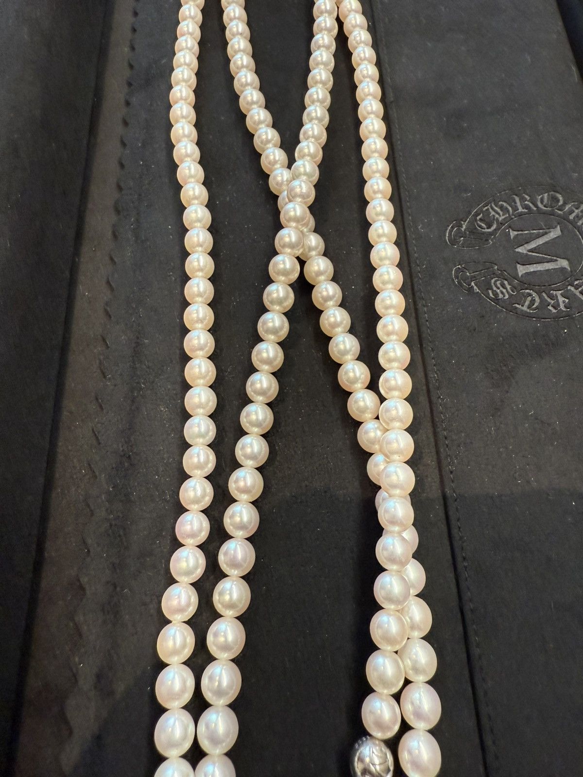 Chrome Hearts Chrome Hearts Mikimoto Pearl Necklace Size ONE SIZE - 3 Thumbnail