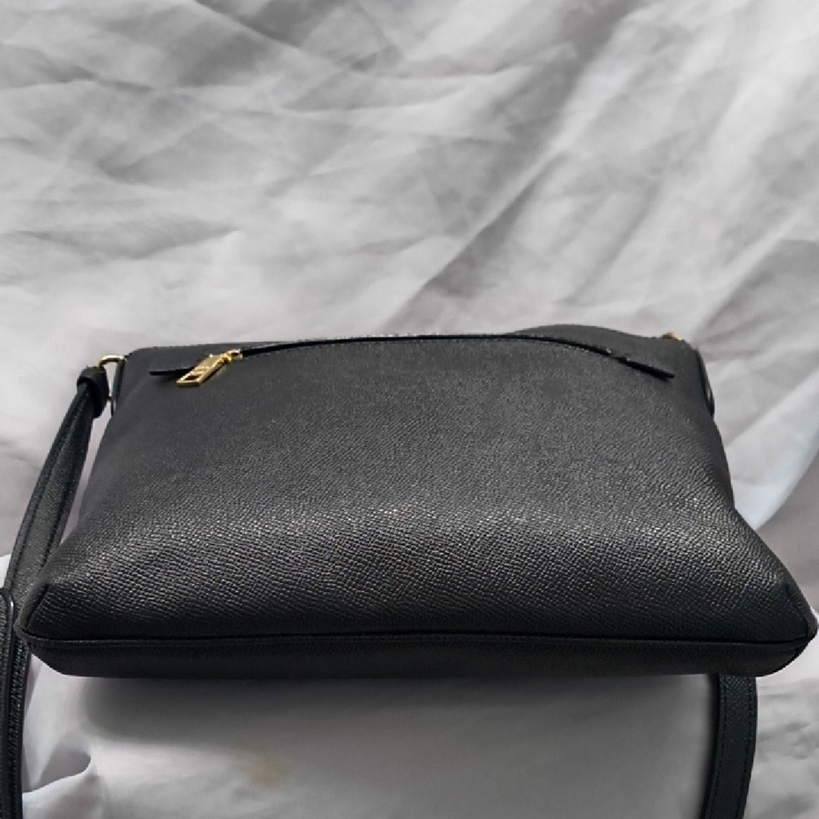 Coach Coach Black Leather Rowan File Bag Crossbody Size ONE SIZE - 12 Thumbnail
