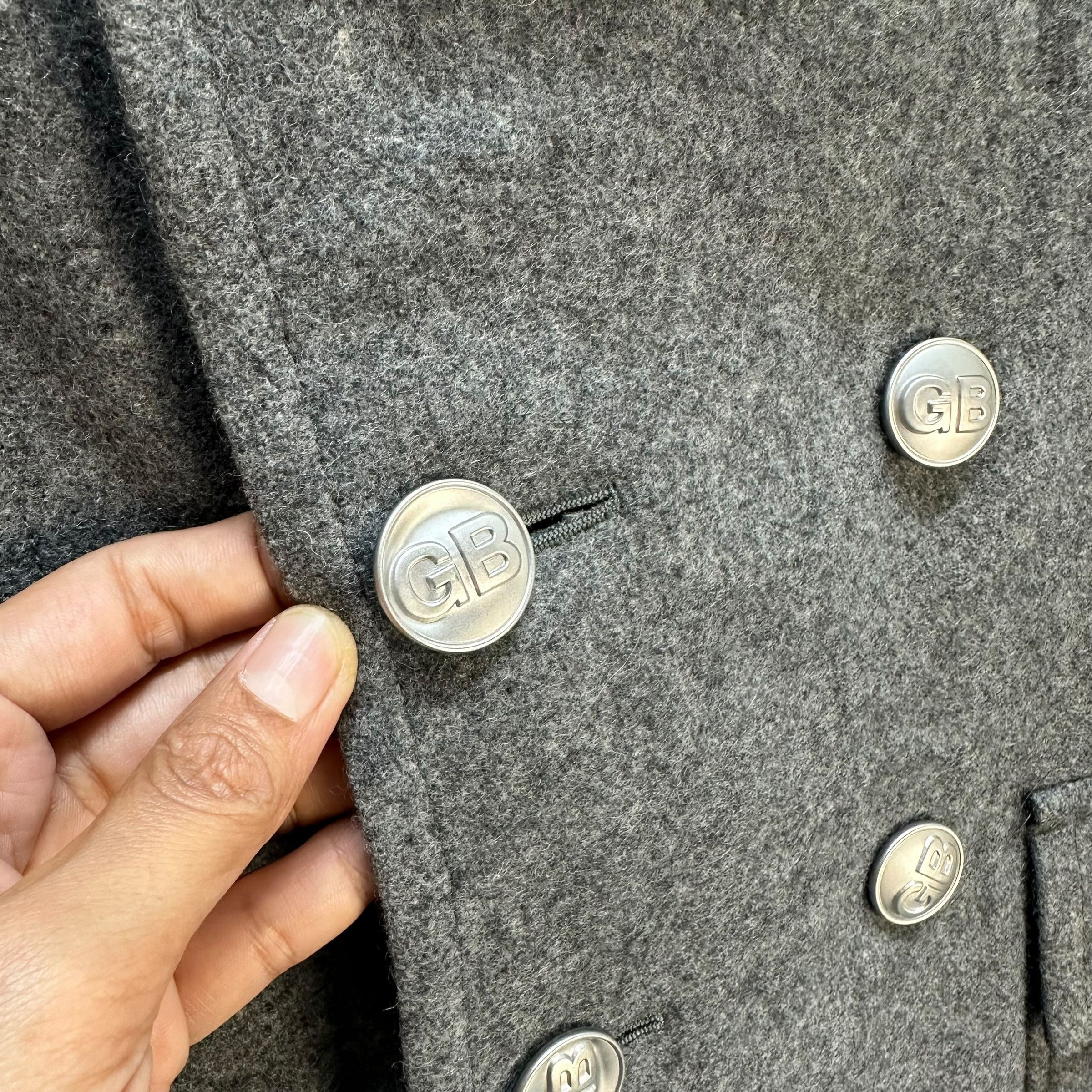GB GB SKINS British Flag Double Breasted Wool Jacket #A69-1663 Size US S / EU 44-46 / 1 - 4 Thumbnail