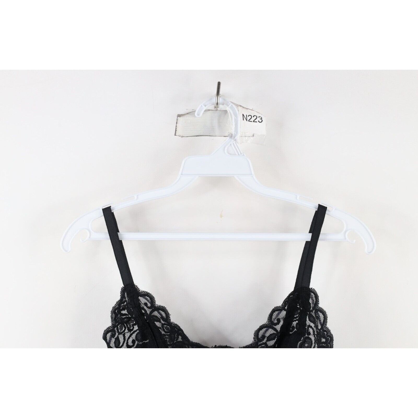 Vintage Deadstock Vintage 90s Flower Floral Lace Bralette Bra Size M / US 6-8 / IT 42-44 - 2 Thumbnail