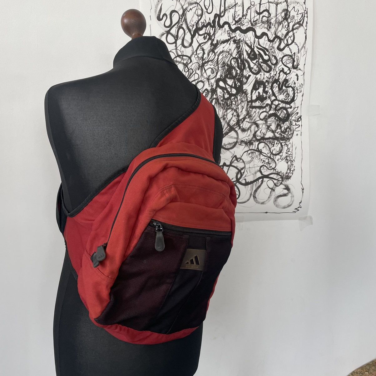 Adidas × Vintage Vintage Adidas Sling Bag Y2K Messenger Bag Bag Pack Y2K Size ONE SIZE - 7 Thumbnail