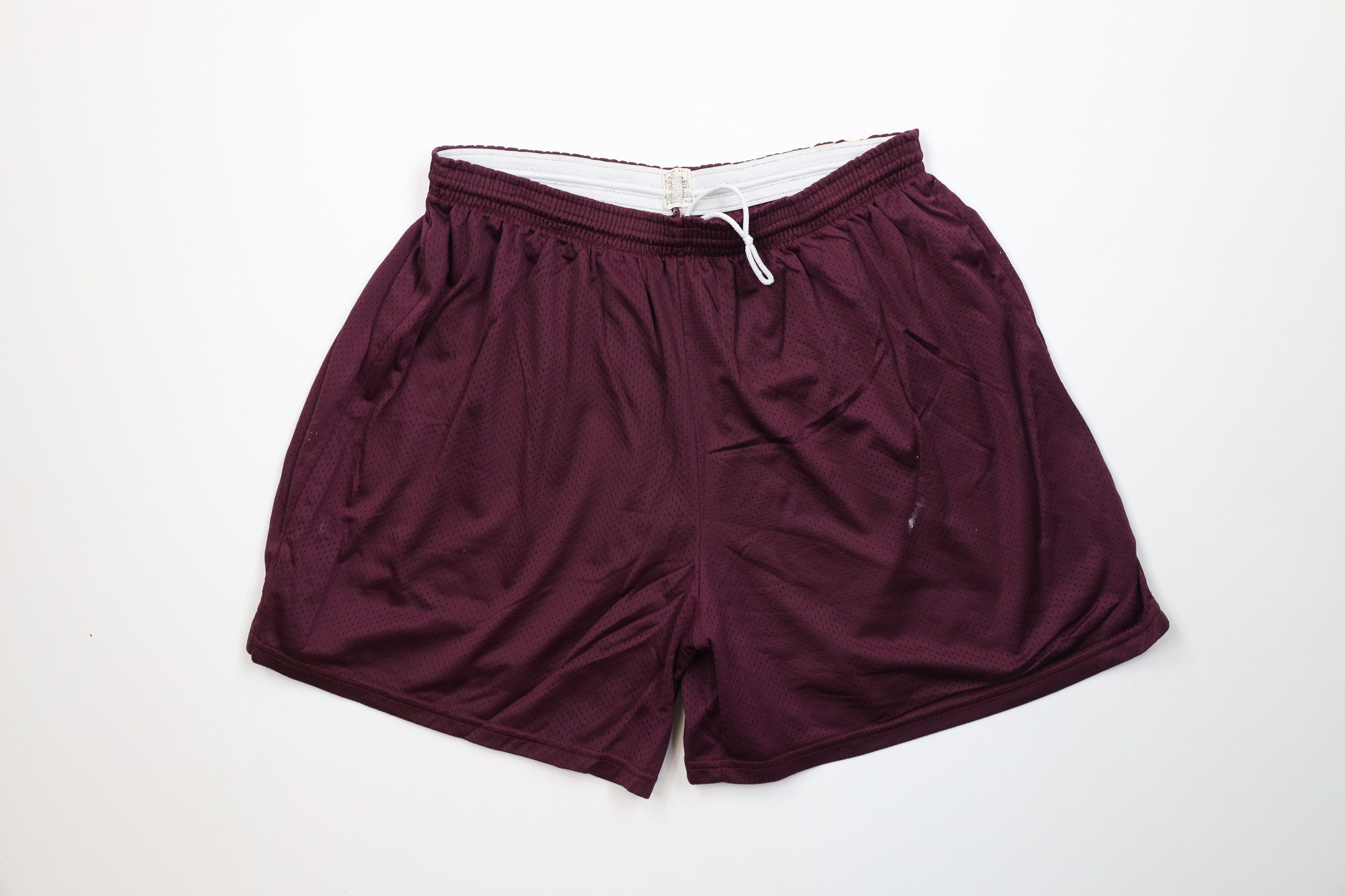 Vintage Vintage 90s Streetwear Blank Above Knee Mesh Shorts USA Size US 38 / EU 54 - 1 Thumbnail