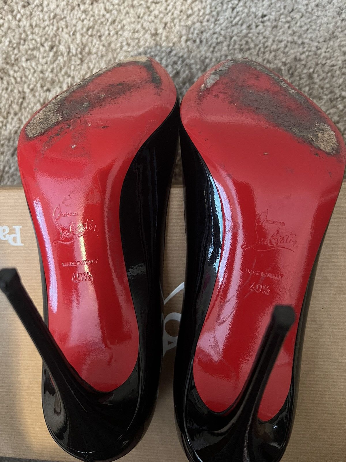 Christian Louboutin Christian Louboutin DORACORA 100 PATENT Size US 10.5 / IT 40.5 - 5 Thumbnail