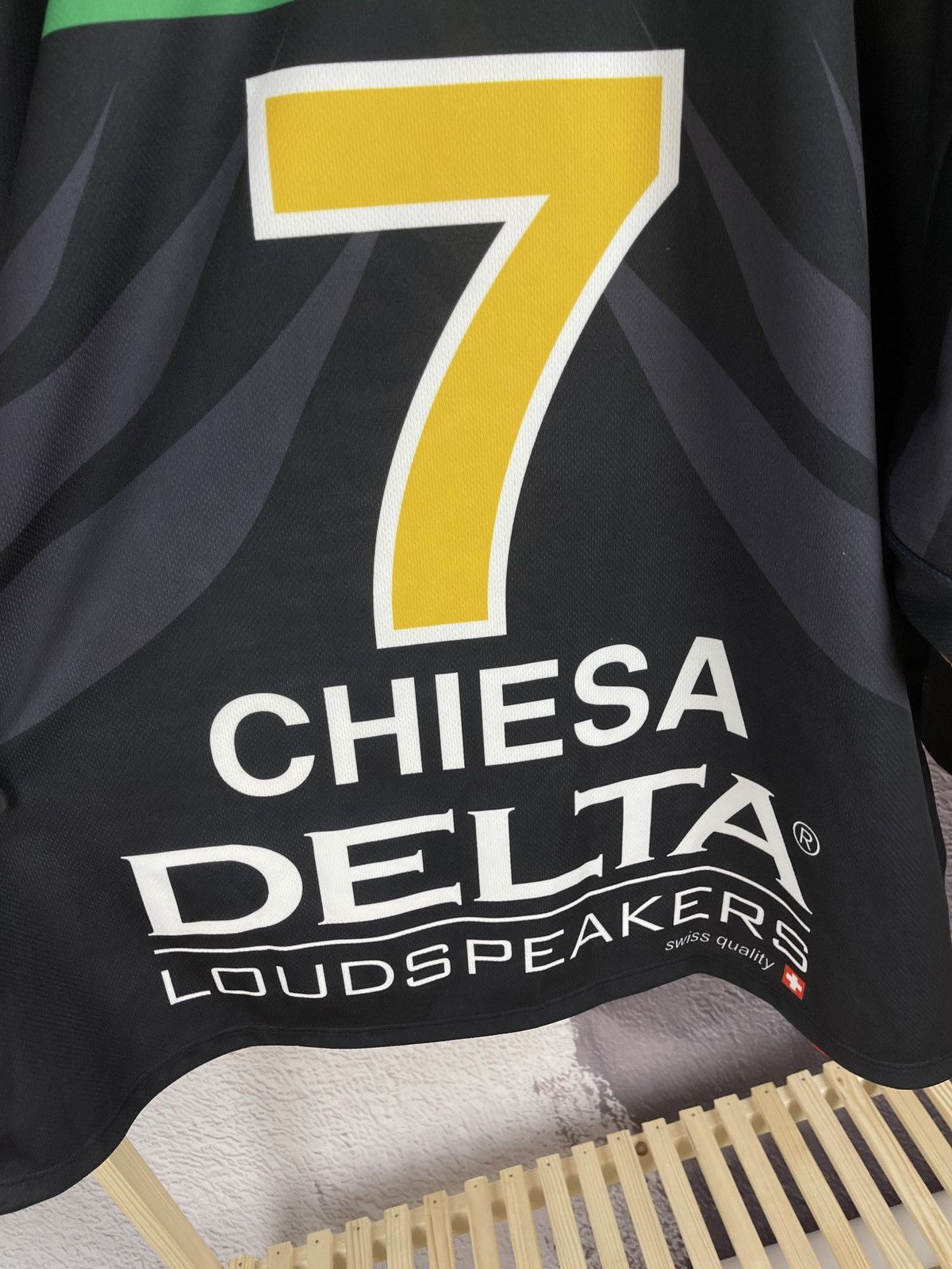 Vintage Interhockey vintage HC Lugano #7 Alessandro Chiesa jersey Size US XXL / EU 58 / 5 - 17 Thumbnail