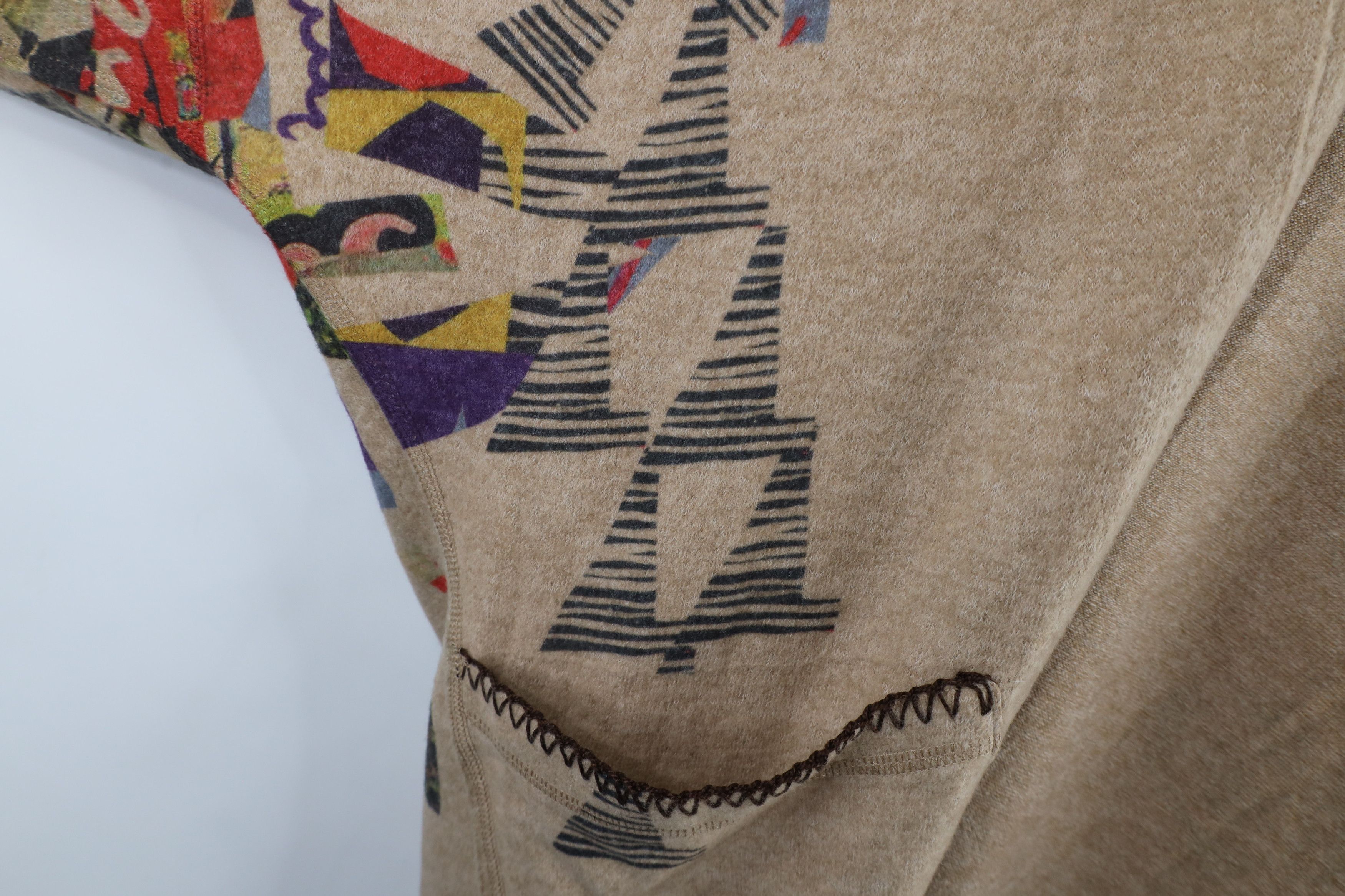 Vintage Vintage Inoah Lagenlook Knit Abstract Art Sweater USA Size ONE SIZE - 6 Thumbnail
