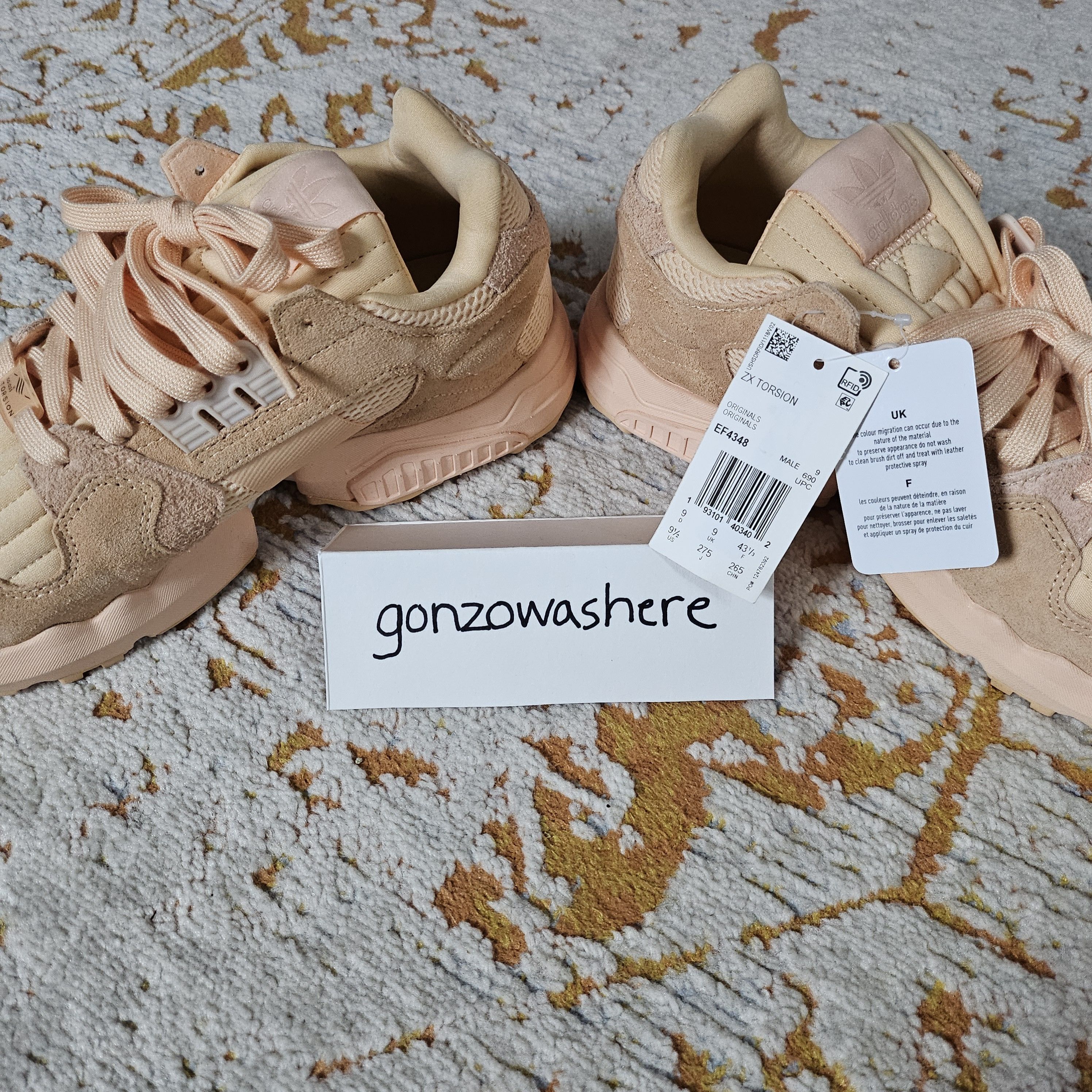 Adidas ZX Torision "Peach" Size US 9.5 / EU 42-43 - 6 Thumbnail