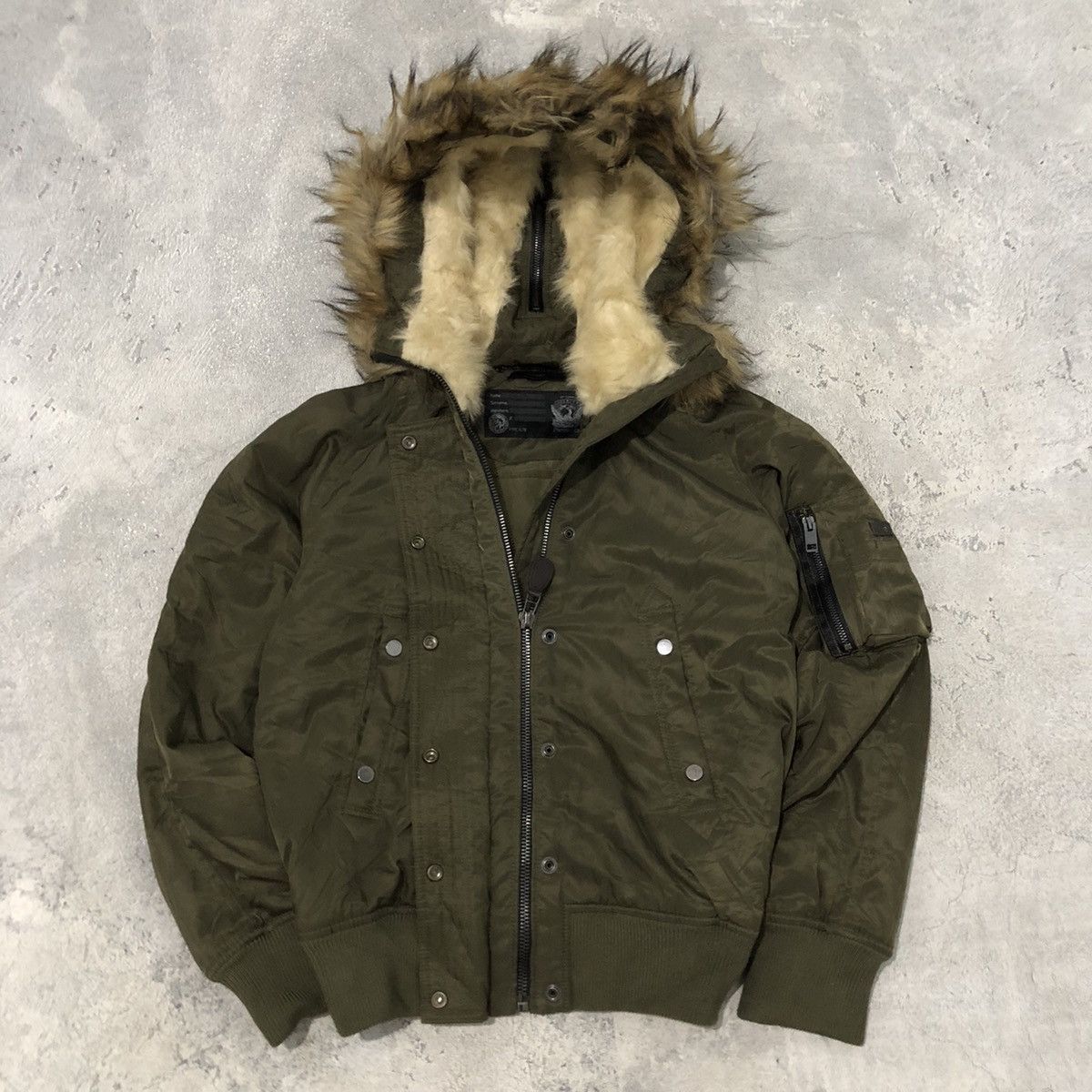 Diesel Diesel Fur Jacket Style IfSixWasNine Size US S / EU 44-46 / 1 - 2 Thumbnail