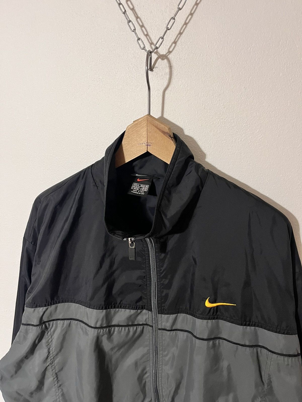 Nike NIKE💥VTG RARE JACKET CENTRE SWOOSH Size US XL / EU 56 / 4 - 5 Thumbnail