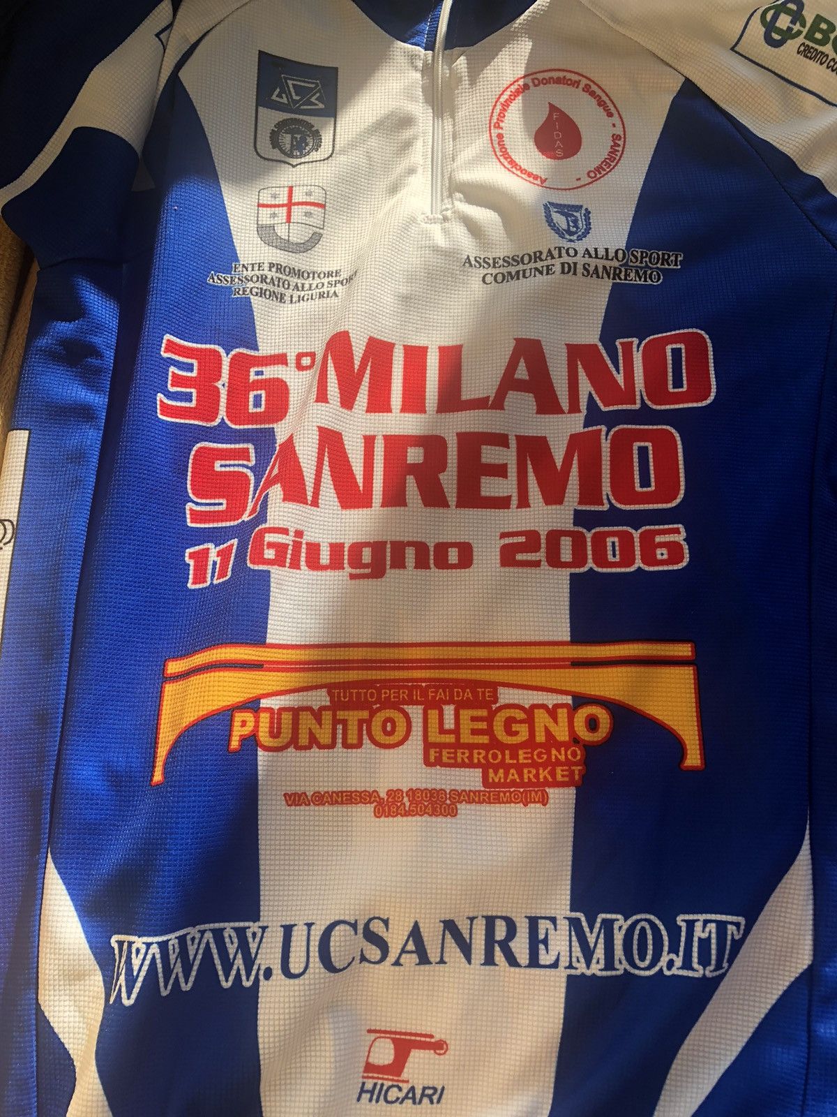Vintage RARE MILANO SANREMO 2006 CYCLING JERSEY VINTAGE Size US S / EU 44-46 / 1 - 3 Thumbnail