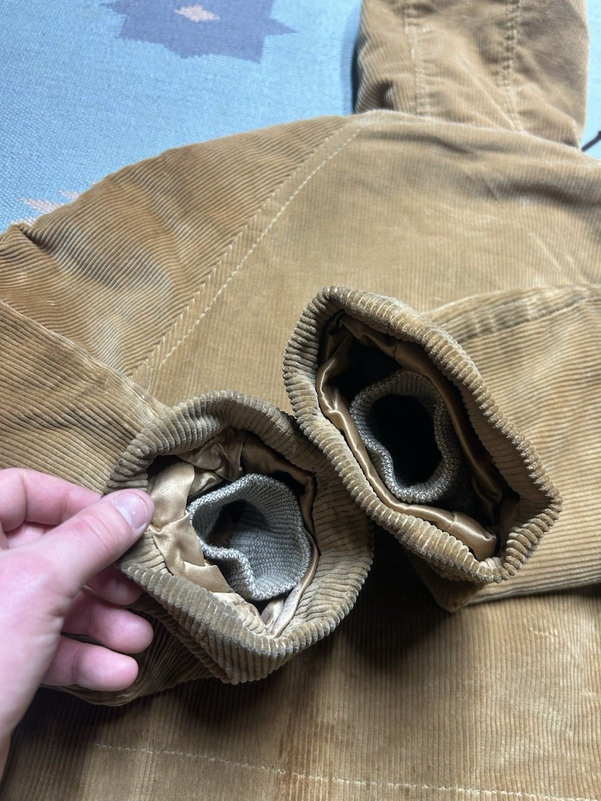 Vintage VTG 70s JCPenney corduroy jacket long coat hooded lined L 42 Size US L / EU 52-54 / 3 - 14 Thumbnail