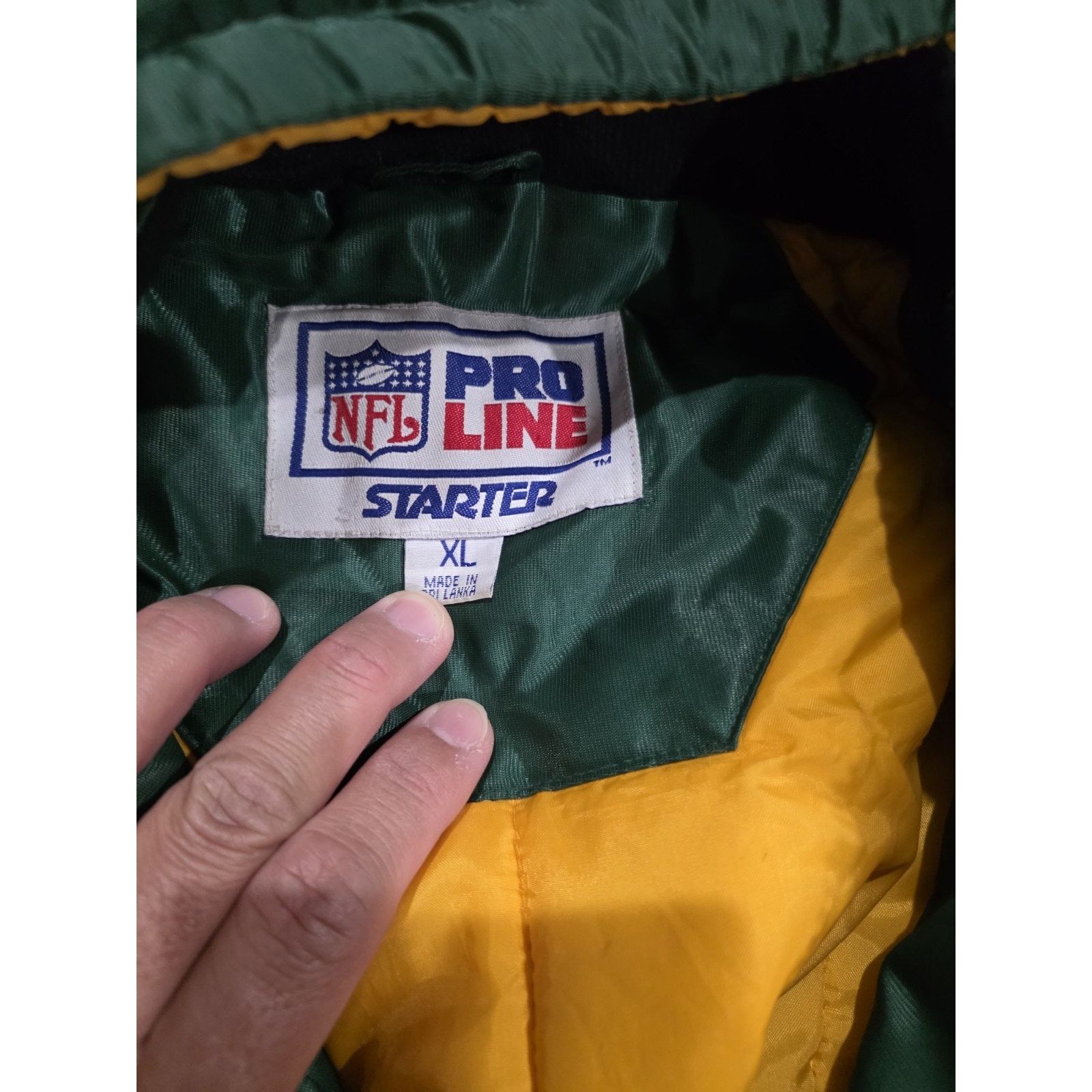 Starter Vintage Green Bay Packers NFL Pro Line STARTER Jacket XL Size US XL / EU 56 / 4 - 6 Thumbnail