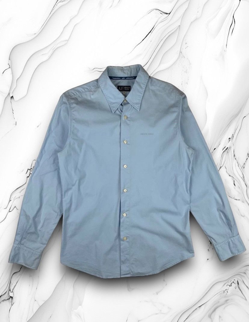 Emporio Armani × Vintage Mens Vintage Armani Jeans Long Sleeve T Shirt Size M Size US M / EU 48-50 / 2 - 1 Thumbnail