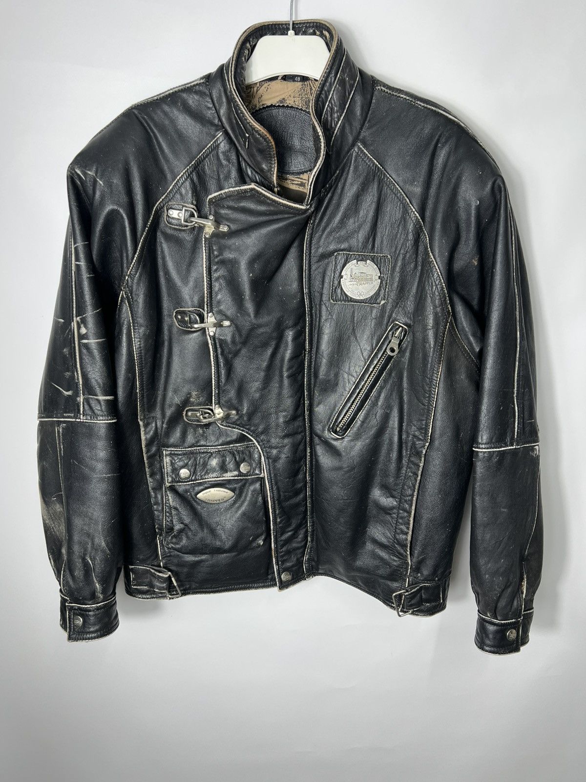 Indian Motorcycle Vintage very rare Indian Motorcycles Trapper Leather Jacket Size US M / EU 48-50 / 2 - 1 Thumbnail