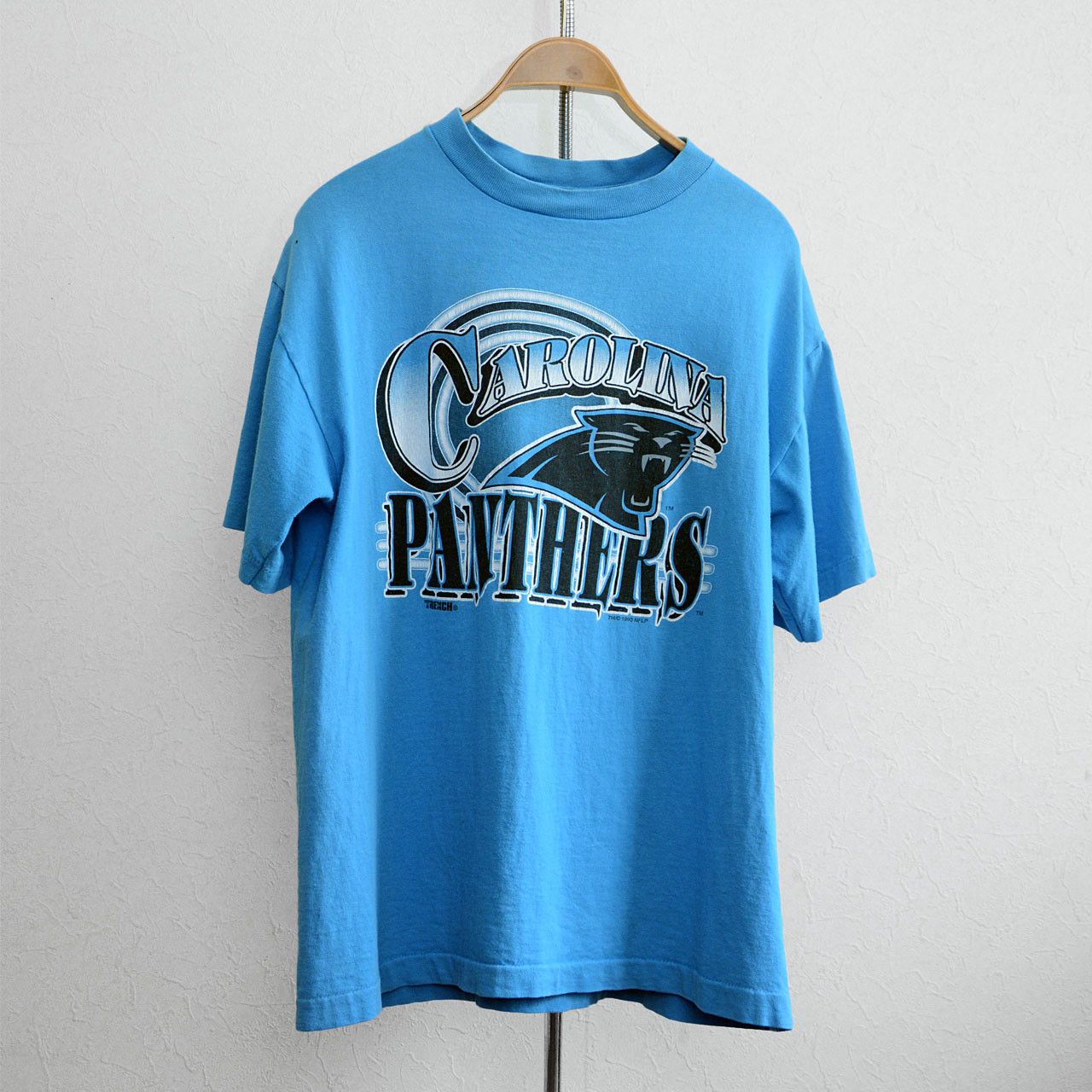 NFL × Vintage Carolina Panthers 93s Vintage T-shirt USA made single stitch Size US L / EU 52-54 / 3 - 1 Thumbnail