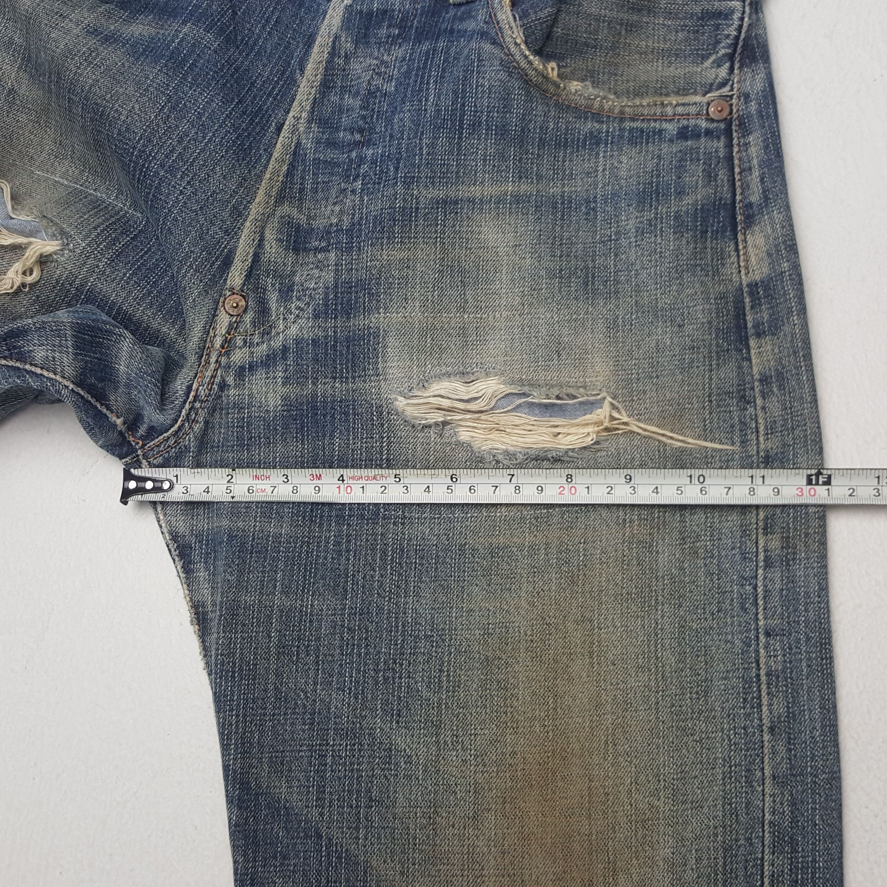 Evisu × Vintage Vintage Evisu x McDonald’s Selvedge Custom Daicock Jeans Size US 28 / EU 44 - 9 Thumbnail