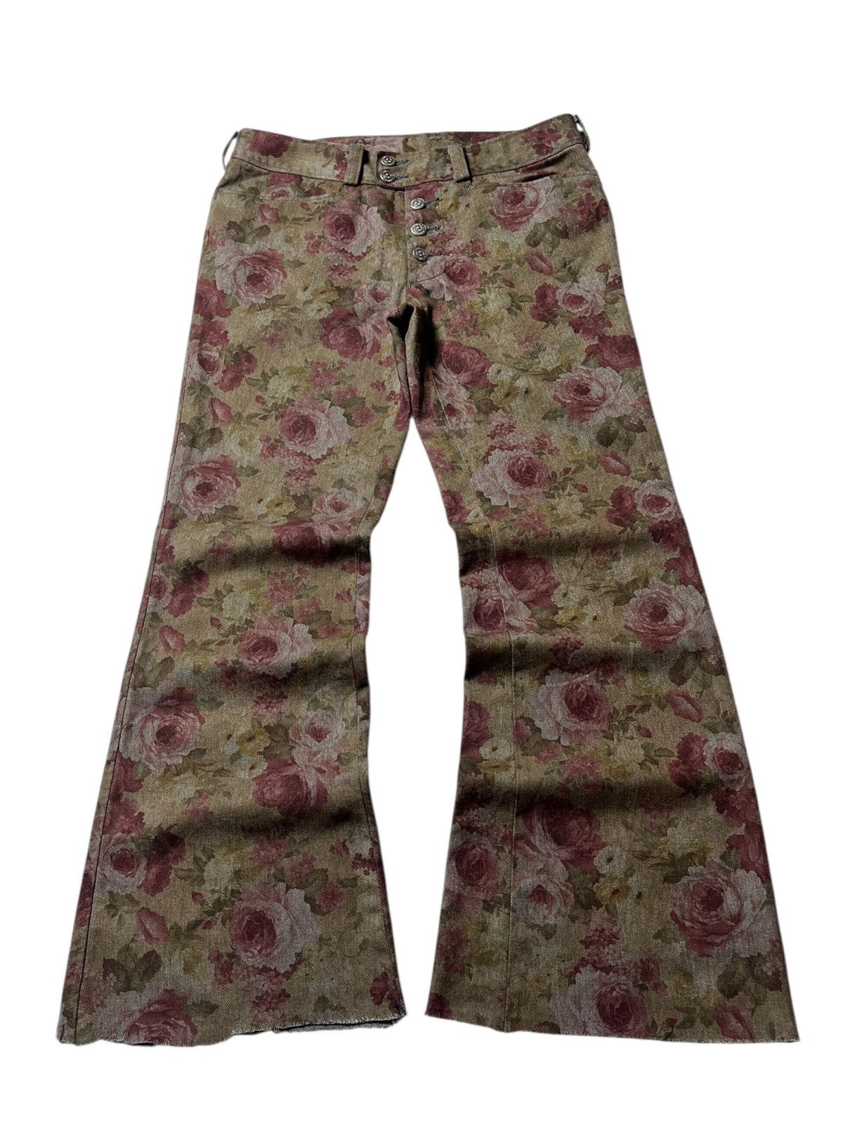 Tornado Mart Tornado Mart Python Print Flare Pants | Grailed