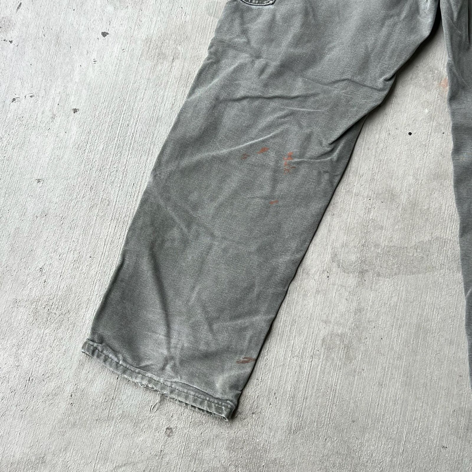 Carhartt × Vintage Carhartt MOS green double knee work wear carpenter pants Size US 32 / EU 48 - 6 Thumbnail