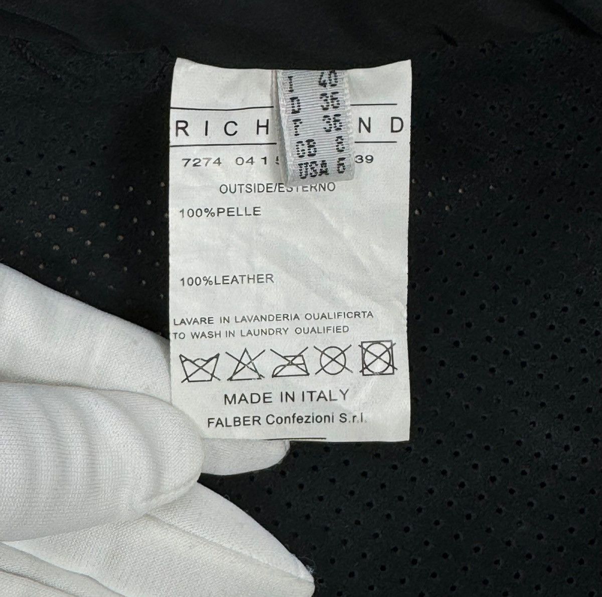Richmond Denim Richmond Genuine Leather Perforated Jacket Hooded size IT40 Size S / US 4 / IT 40 - 16 Thumbnail