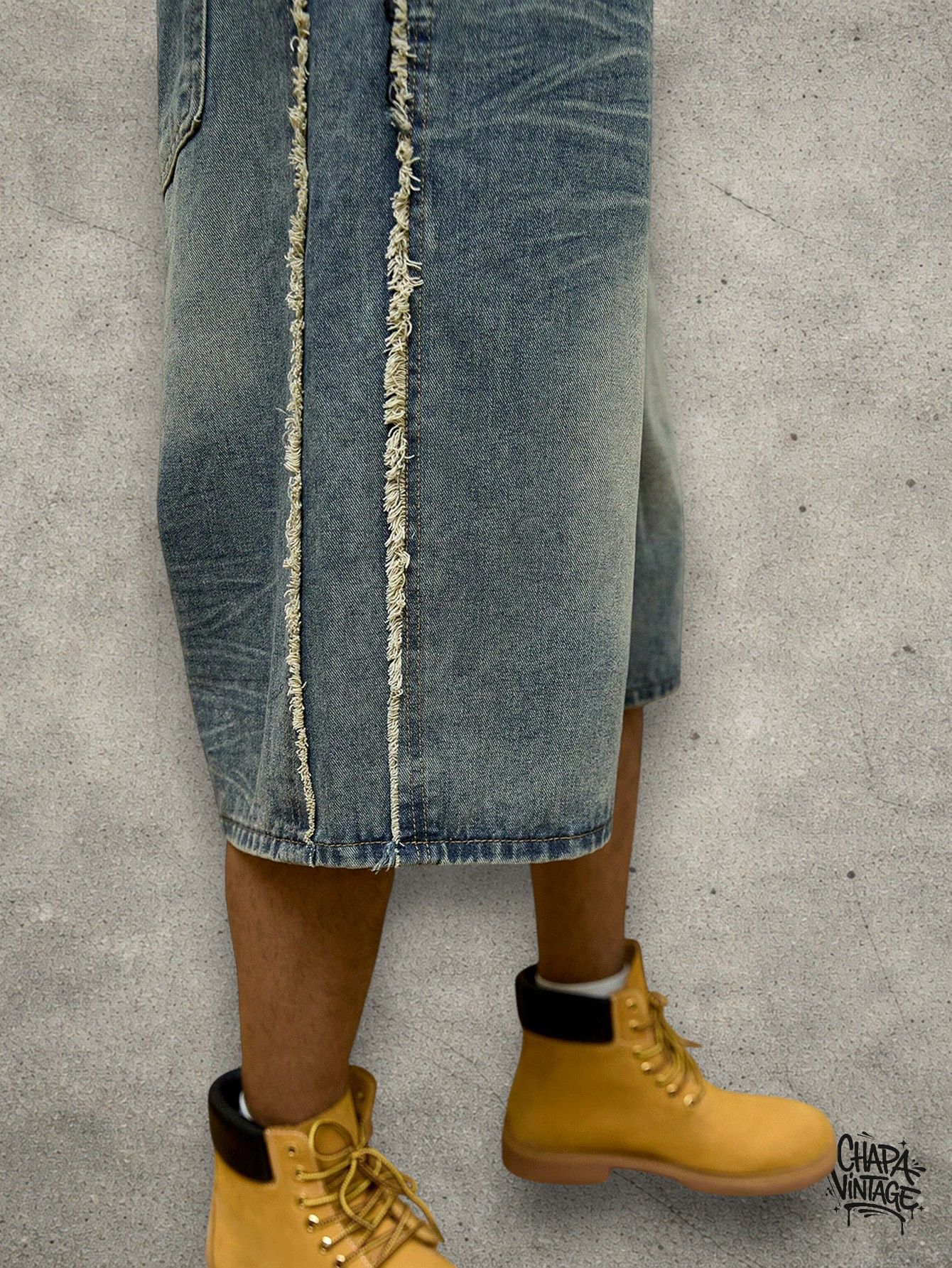 Vintage Washed jeans shorts Size US 32 / EU 48 - 4 Thumbnail