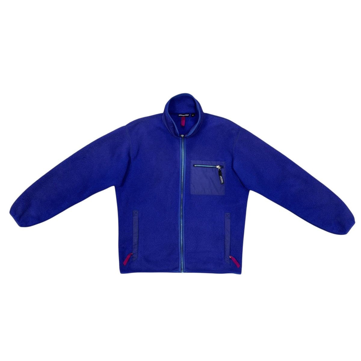 Patagonia × Vintage Vintage Patagonia Nylon Pocket Full Zip Fleece Jacket 90s Size US M / EU 48-50 / 2 - 1 Thumbnail