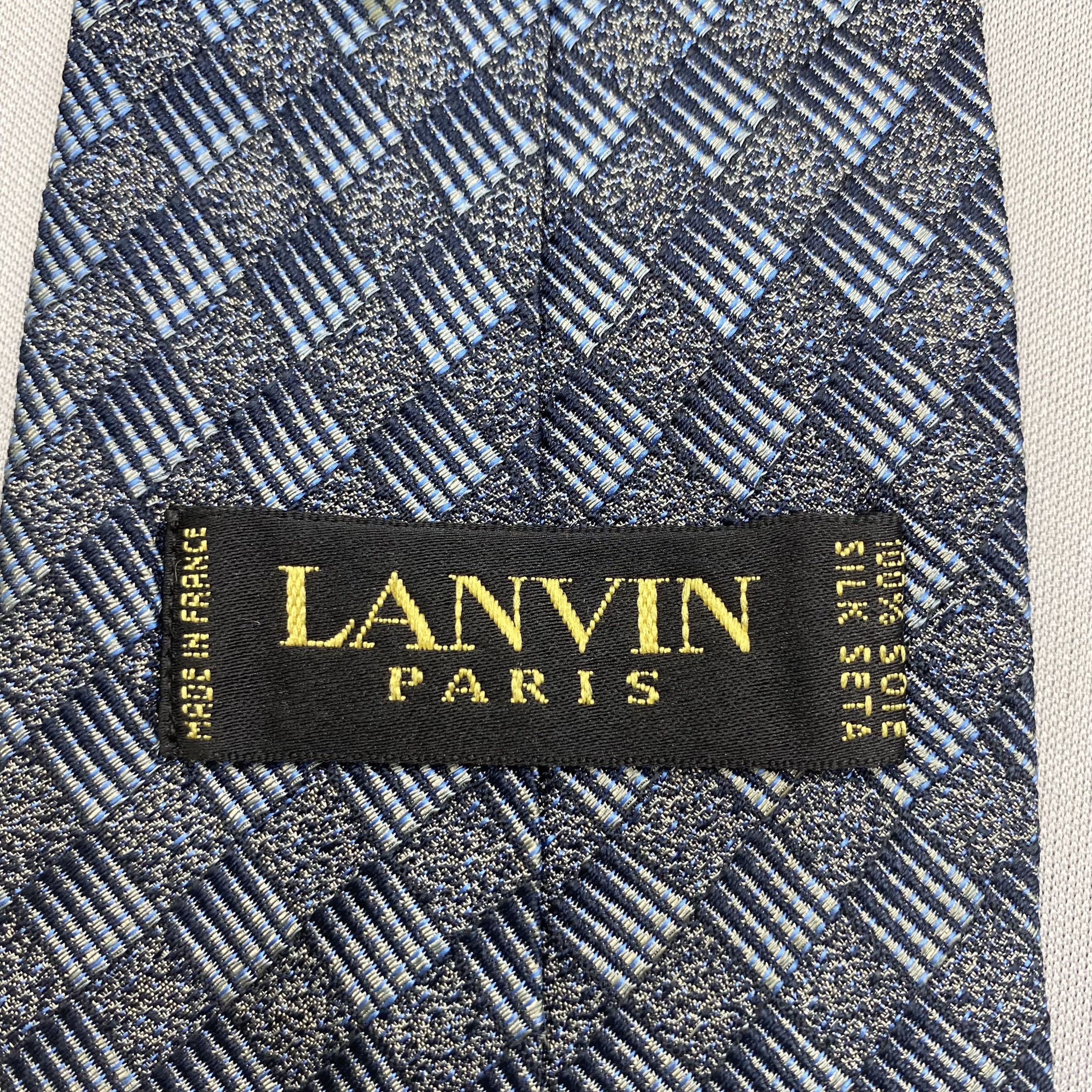 Lanvin Vintage Lanvin SILK Necktie Cravate Pure Silk Neck Tie Size ONE SIZE - 7 Thumbnail