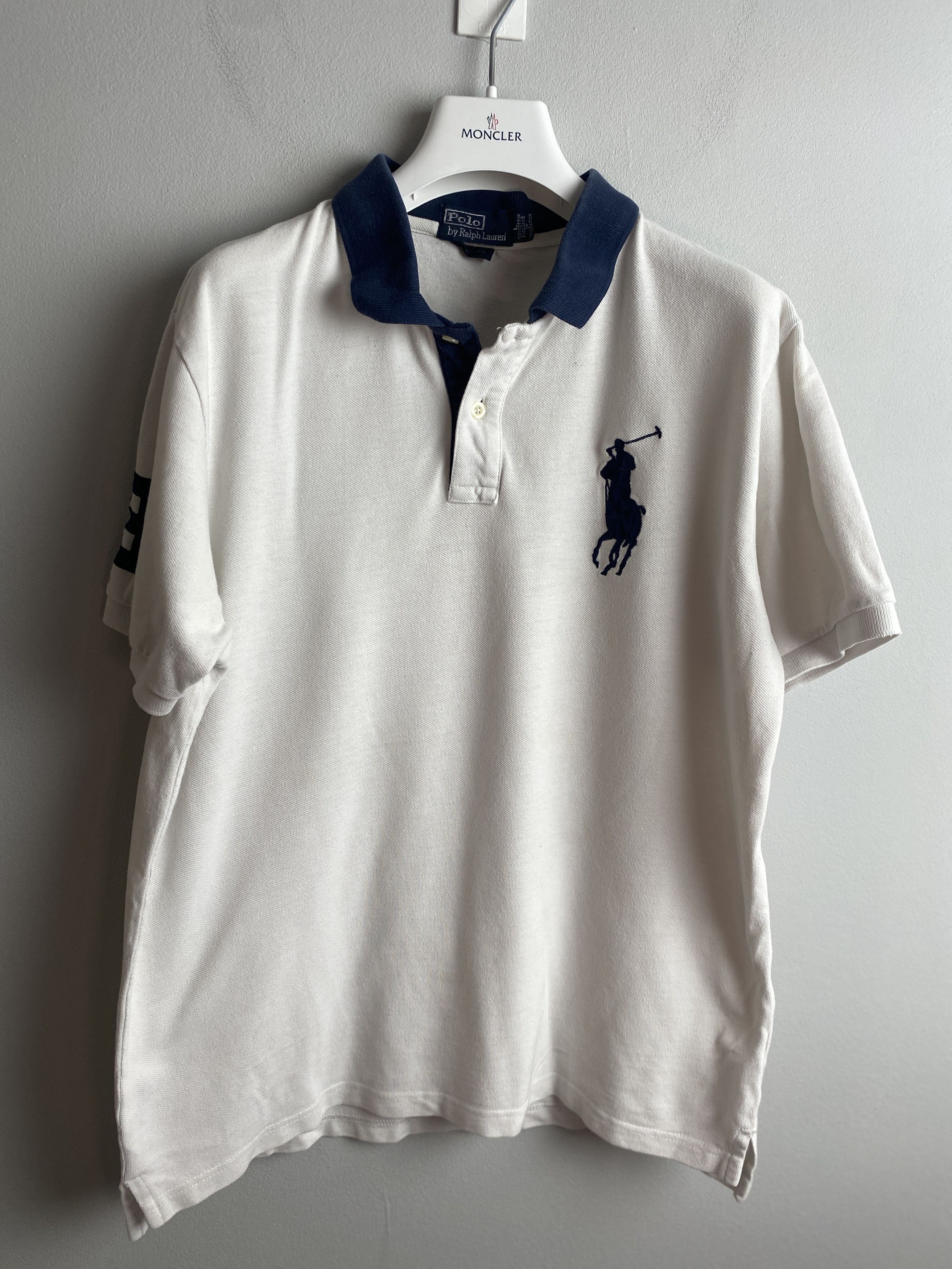 Polo Ralph Lauren × Vintage Polo Ralph Lauren big pony polo t-shirt tee 3 vintage Size US L / EU 52-54 / 3 - 1 Thumbnail