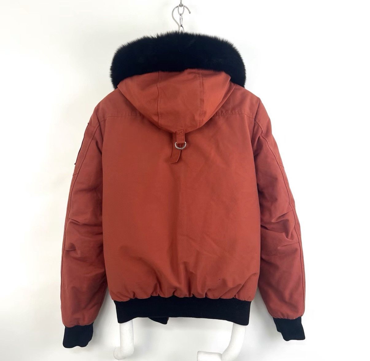 Moose Knuckles Moose Knuckles Black Bomber Fur Collar Short Down Jacket K12 Size M / US 6-8 / IT 42-44 - 2 Thumbnail