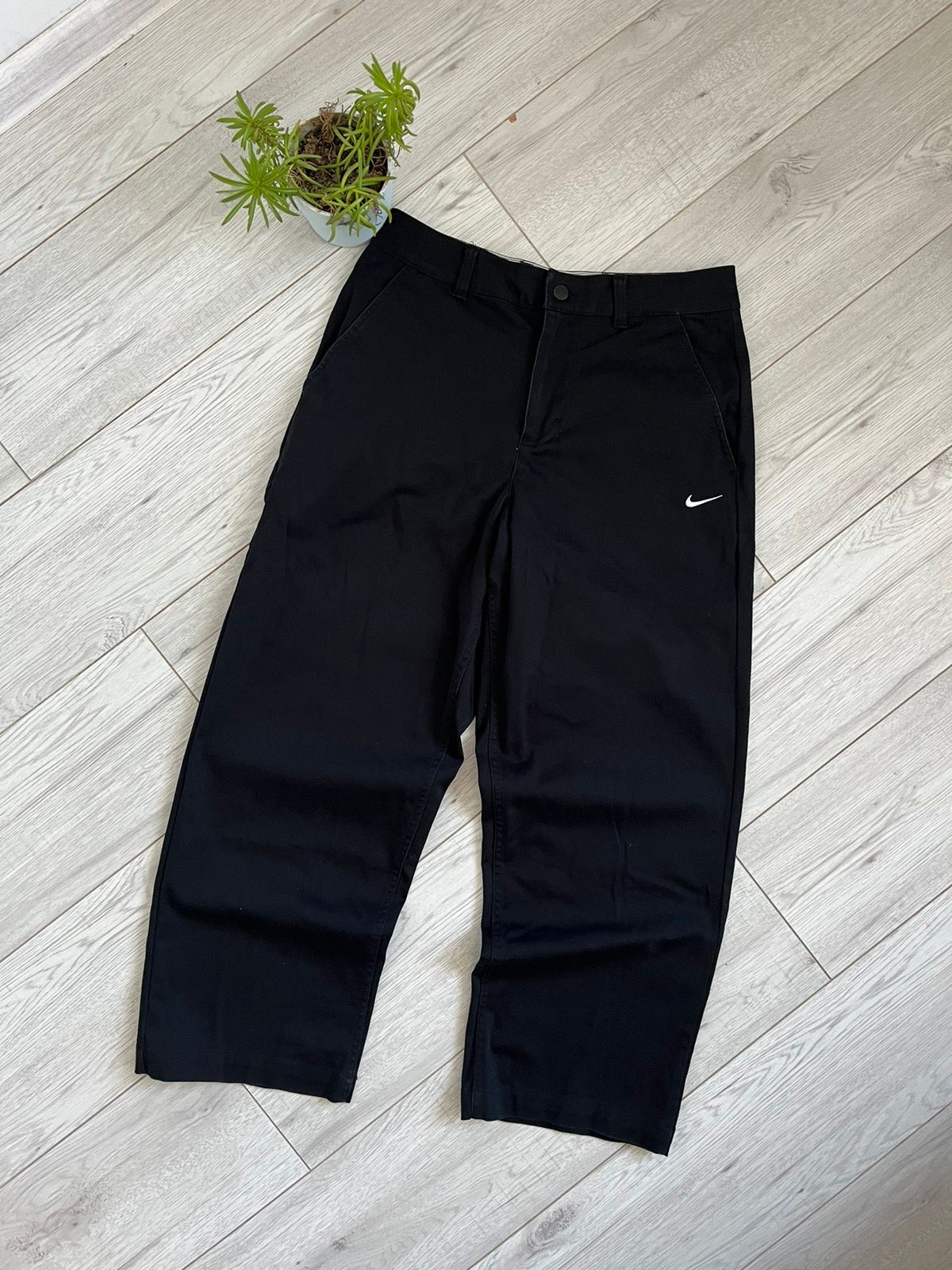 Pre-owned Nike X Vintage Sweatpants Nike Streetwear Drip Y2k Casual Style 00s Outdoor In Black
