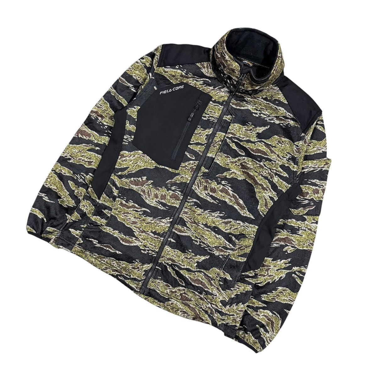 If Six Was Nine Field Core Tiger Stripes Cordura Sweater Zipper Jacket Size US L / EU 52-54 / 3 - 7 Thumbnail