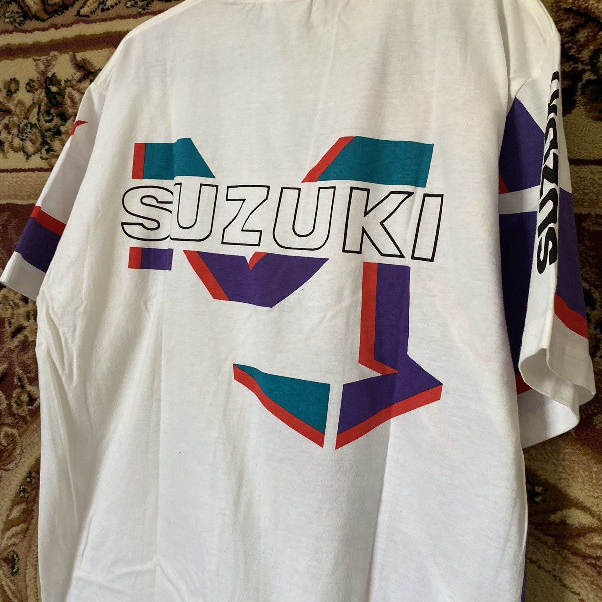 Vintage Vintage Suzuki Racing Tee Shirt Size US L / EU 52-54 / 3 - 10 Thumbnail