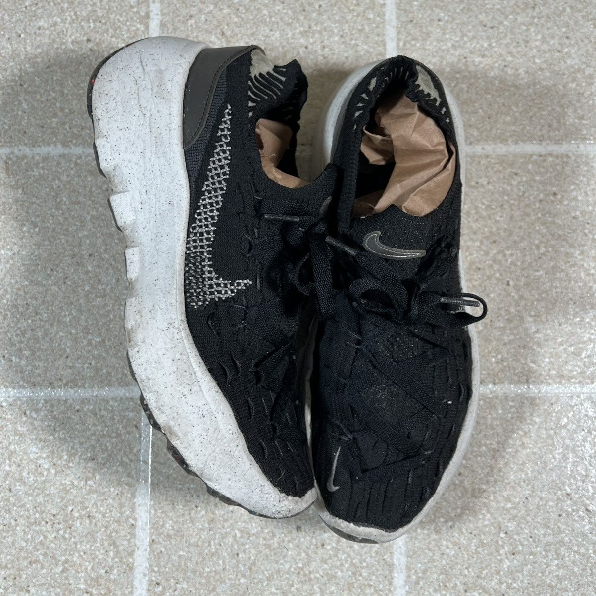 Nike Nike Space Hippie 04 Black Grey Oreo WOMEN'S SIZE 8 sneakers Size US 8 / IT 38 - 1 Thumbnail