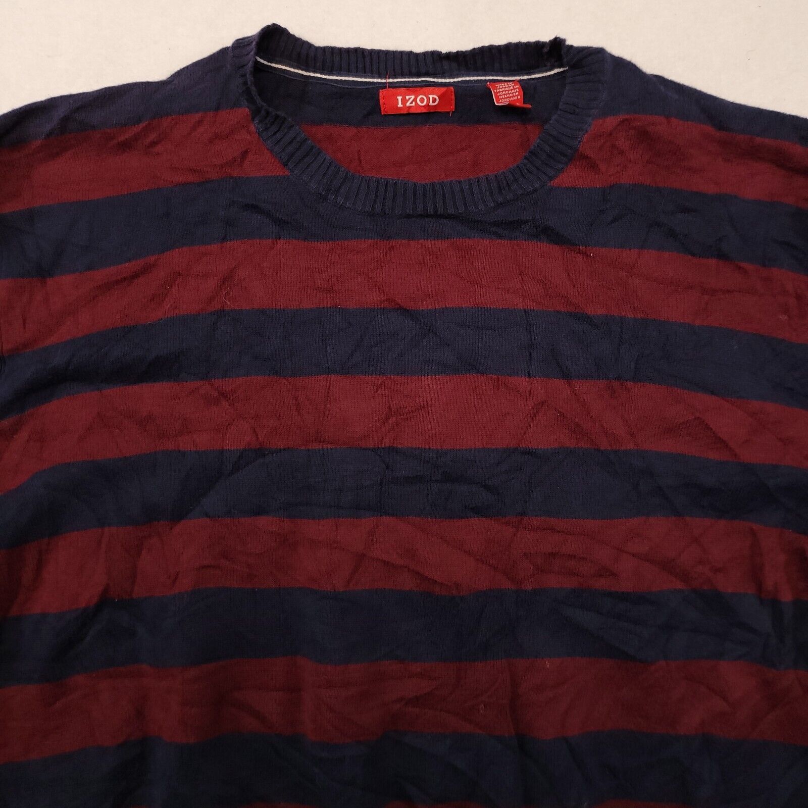 Izod IZOD Pullover Casual Sweater Mens Size Extra Large XL Red Size US XL / EU 56 / 4 - 1 Thumbnail