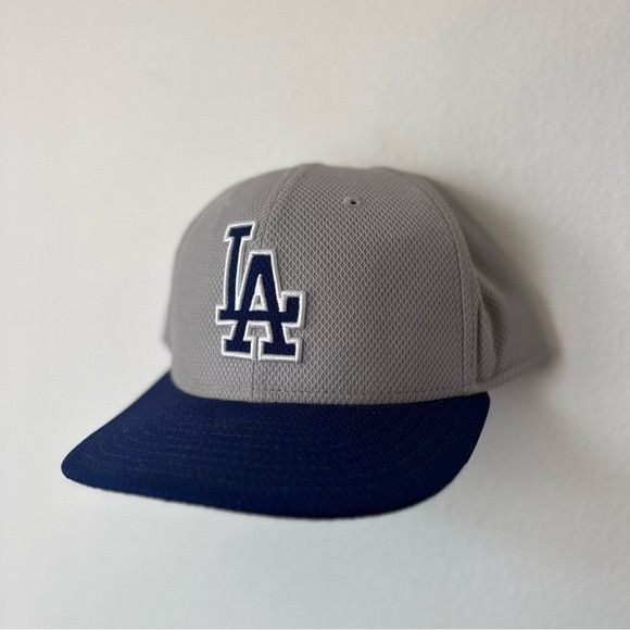 New Era LA DODGERS NEW ERA FITTED SZ 8 MLB FLAT BILL HAT Size ONE SIZE - 3 Thumbnail
