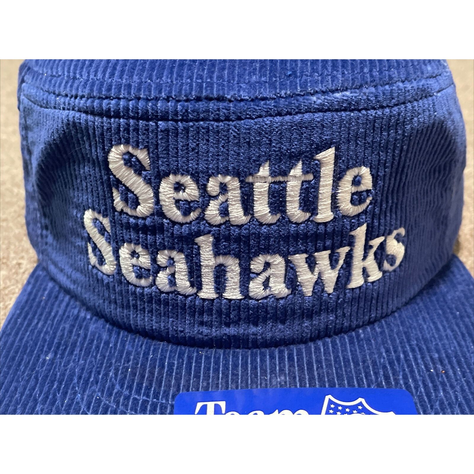 New Era Vintage 80s Seattle Seahawks NFL New Era Corduroy Snapback H Size ONE SIZE - 3 Thumbnail
