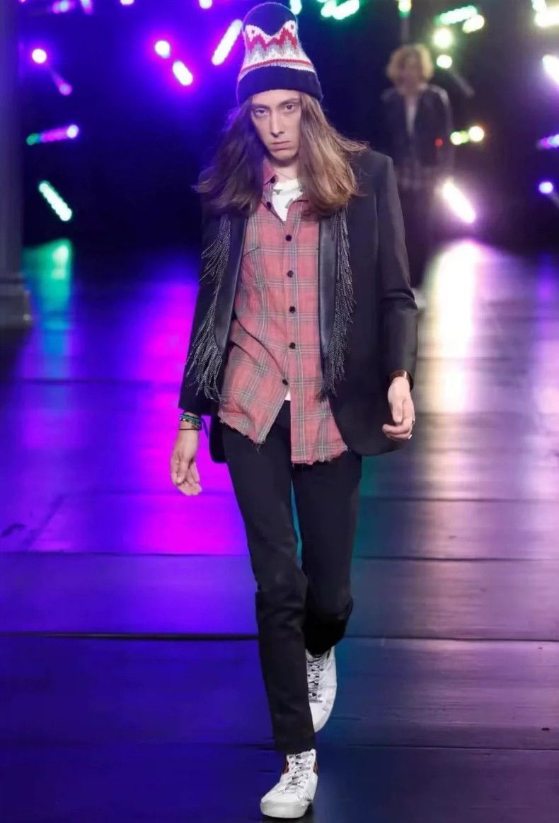 Saint Laurent Paris Saint Laurent Leather Collar Rivet Fringe Blazer- Size US M / EU 48-50 / 2 - 8 Thumbnail
