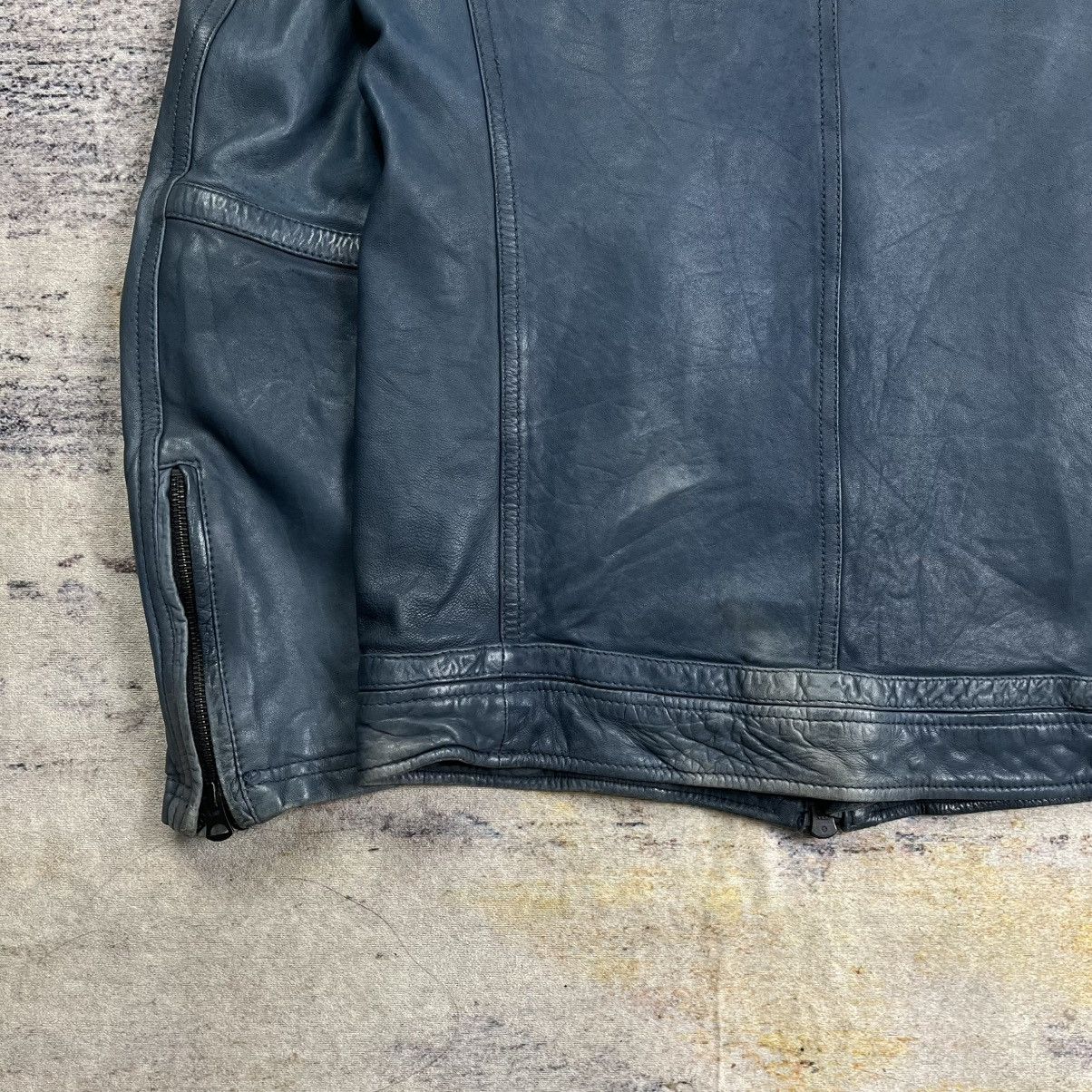 Isamu Katayama Backlash American rag cie riders leather jacket double zipper Size US S / EU 44-46 / 1 - 9 Thumbnail