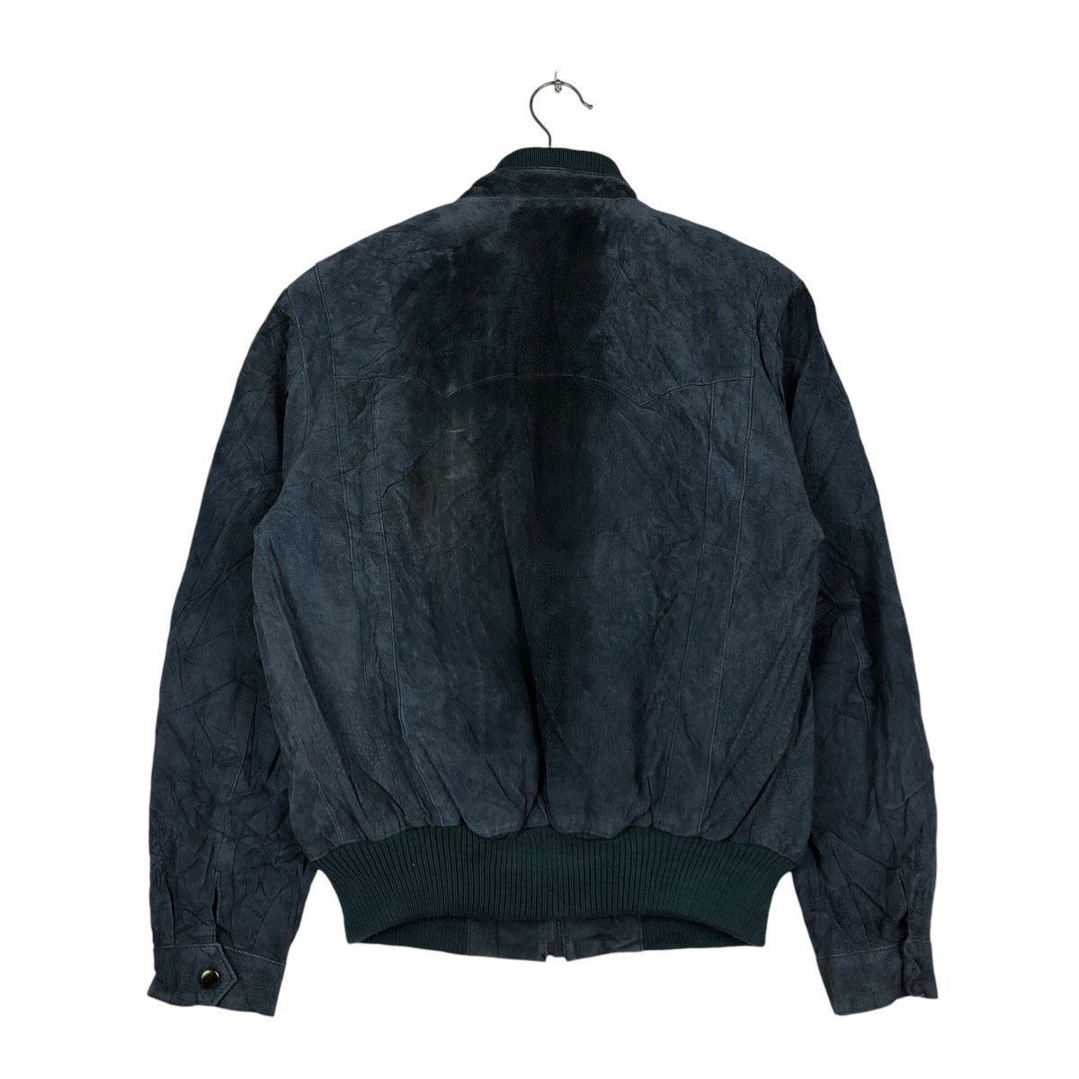 Japanese Brand 📌Vtg Bomber Leather Jacket Genuine Echtes Leder Echt Deer Size US M / EU 48-50 / 2 - 9 Thumbnail